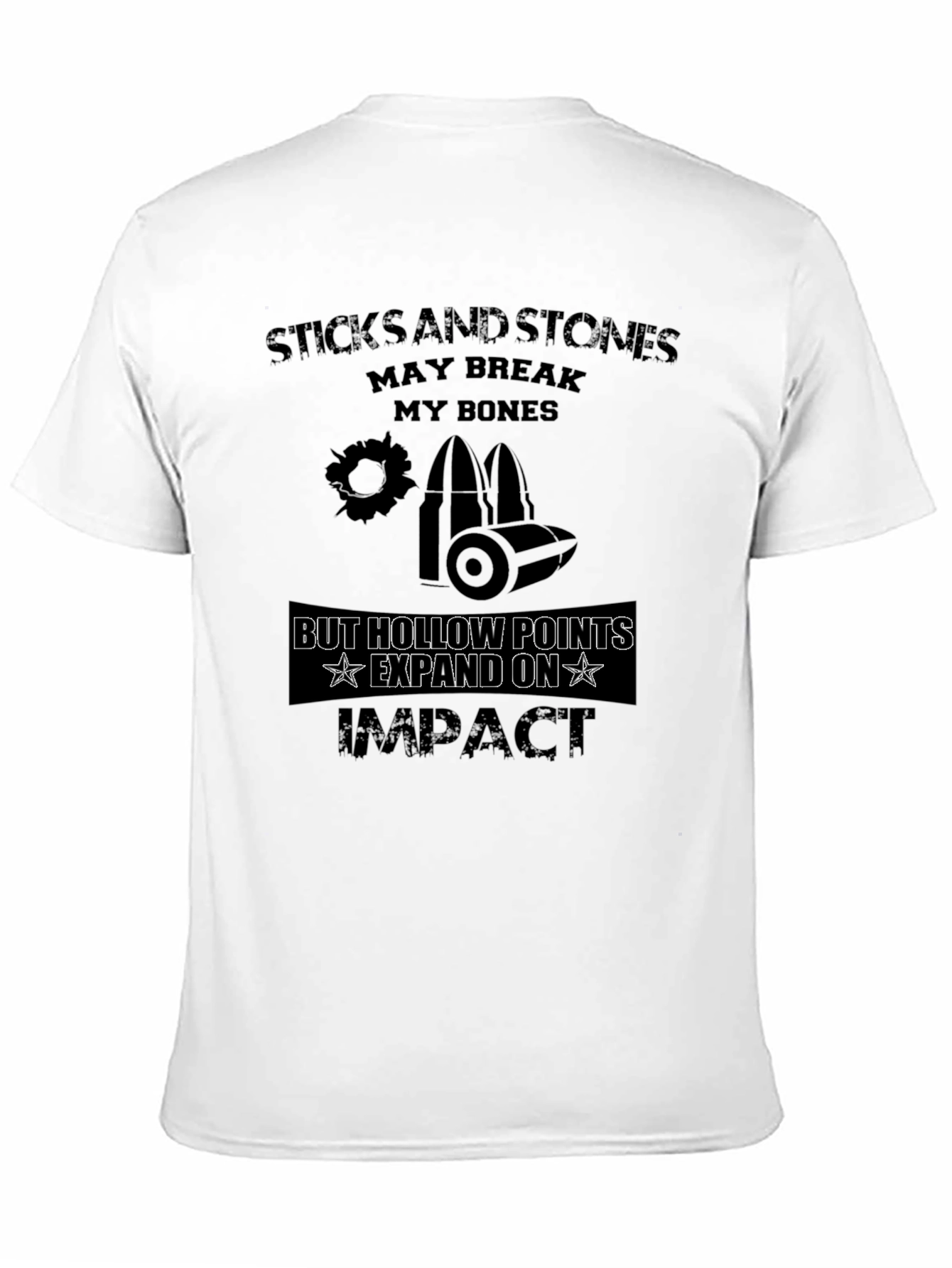 Sticks and Stones Graphic T-Shirt
