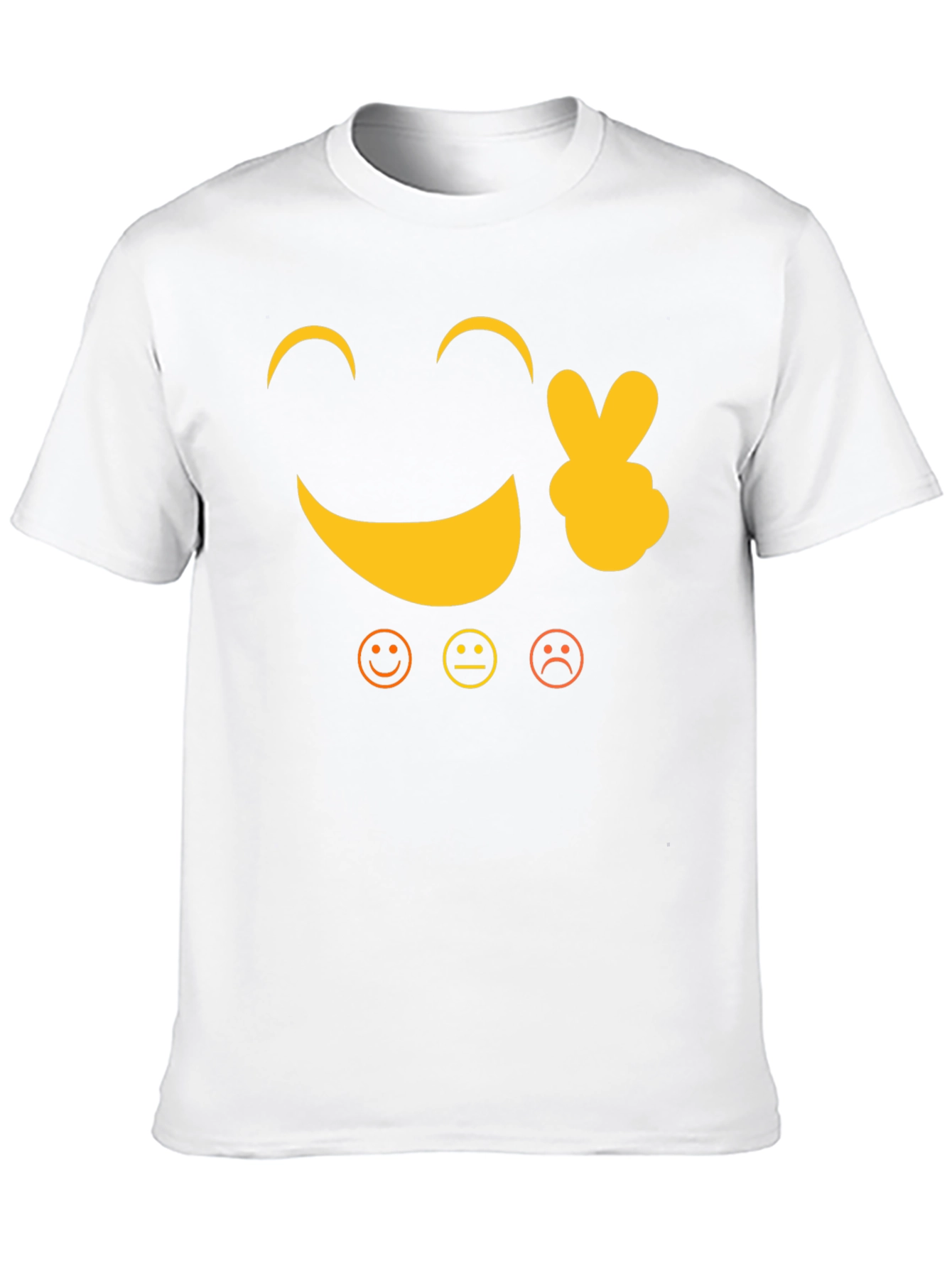Emoji Graphic Print T-Shirt - Fun and Casual
