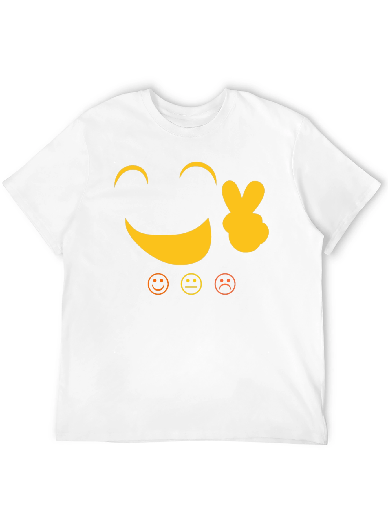 Emoji Graphic Print T-Shirt - Fun and Casual