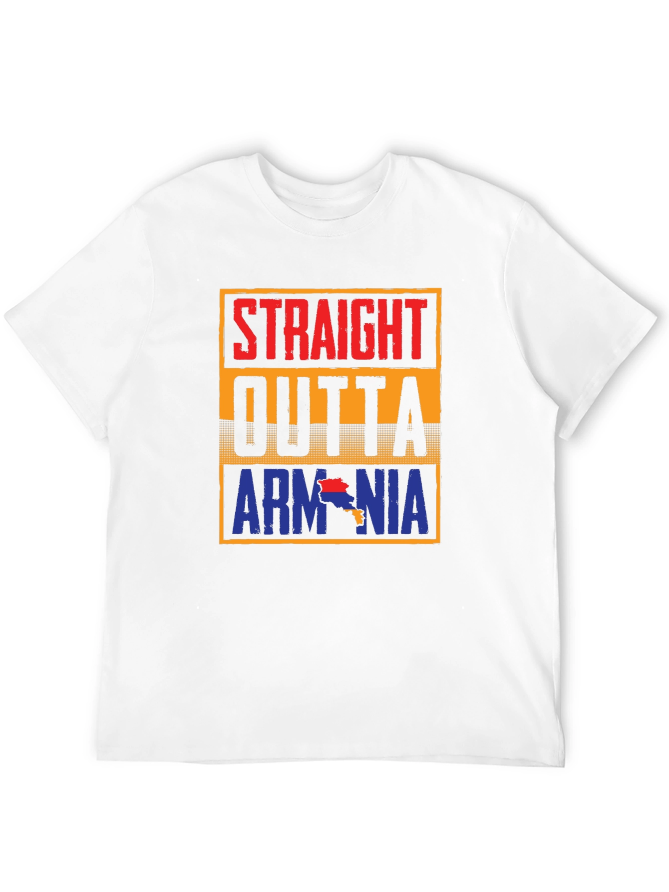 Straight Outta Armenia T-Shirt - Black