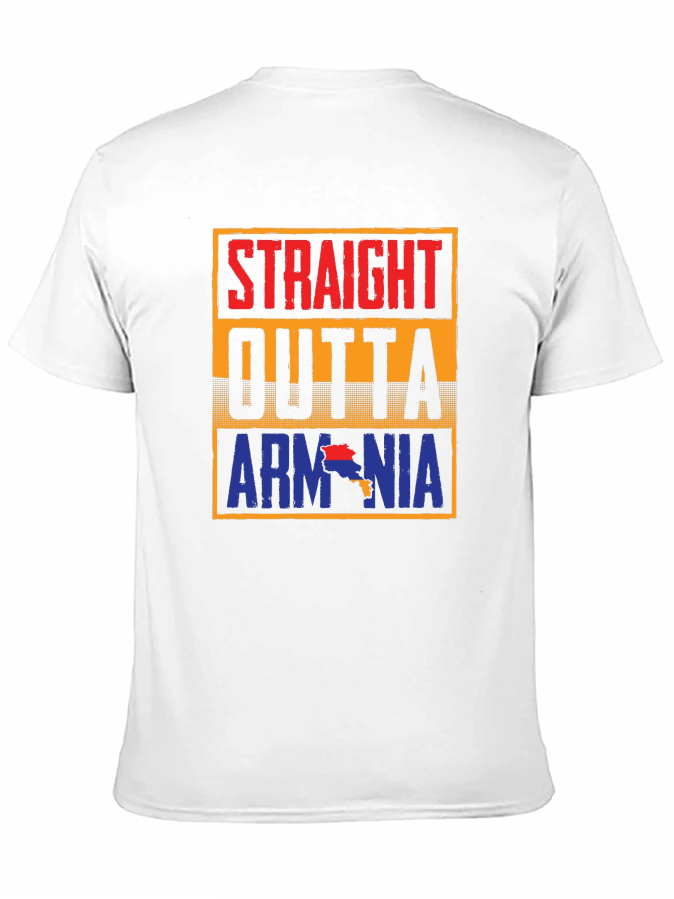 Straight Outta Armenia T-Shirt - Black