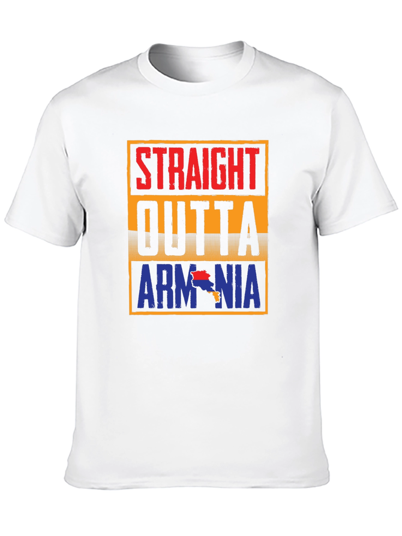 Straight Outta Armenia T-Shirt - Black