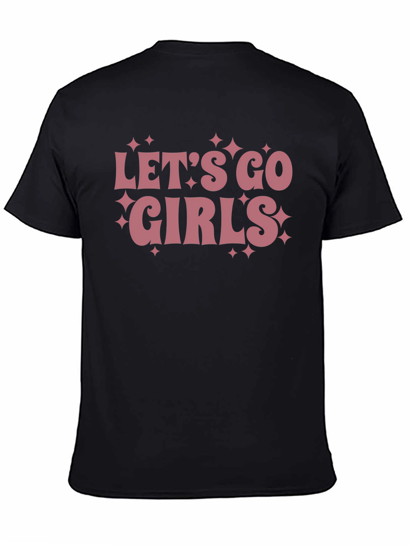 Lets Go Girls Graphic T-Shirt - Black