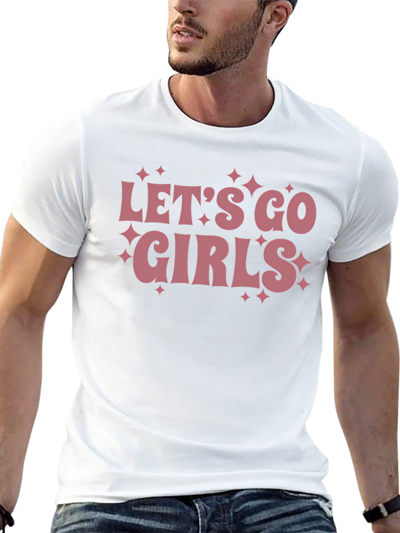 Lets Go Girls Graphic T-Shirt - Black
