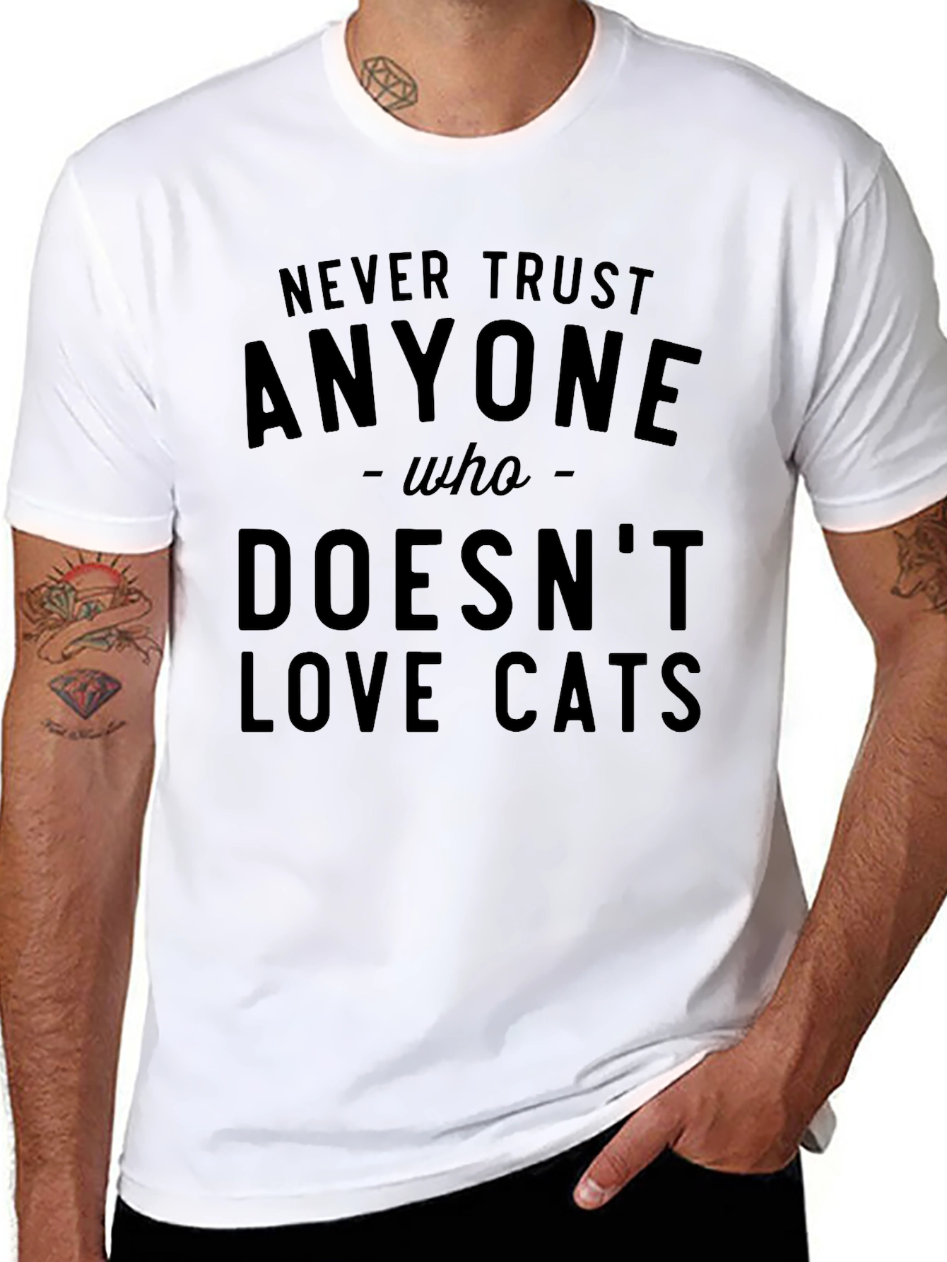 Never Trust Anyone Who Doesnt Love Cats T-Shirt