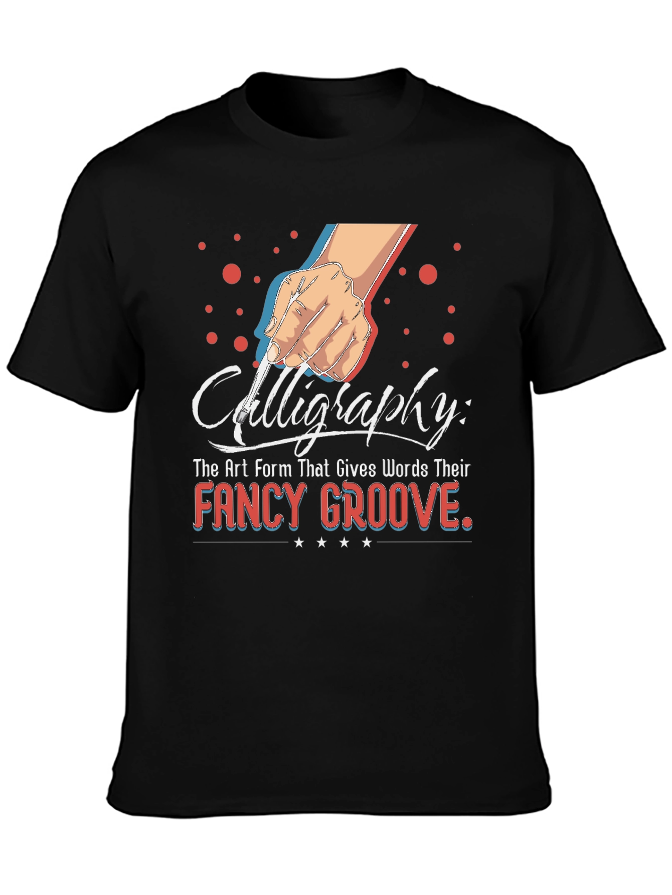 Calligraphy Art T-Shirt for Writers