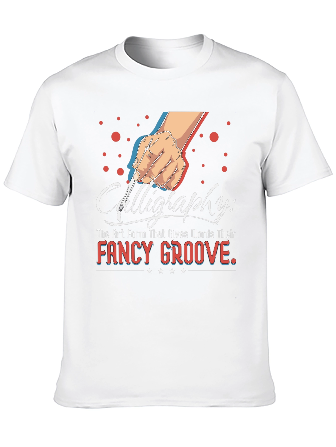 Calligraphy Art T-Shirt for Writers
