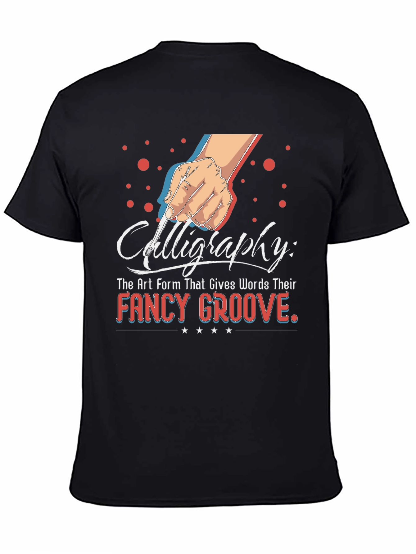 Calligraphy Art T-Shirt for Writers