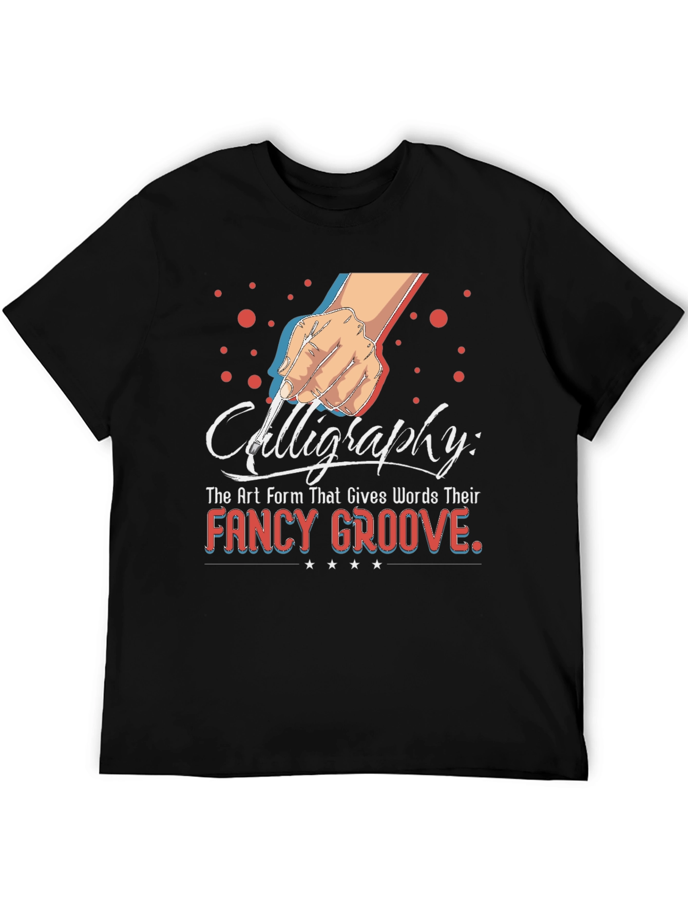 Calligraphy Art T-Shirt for Writers