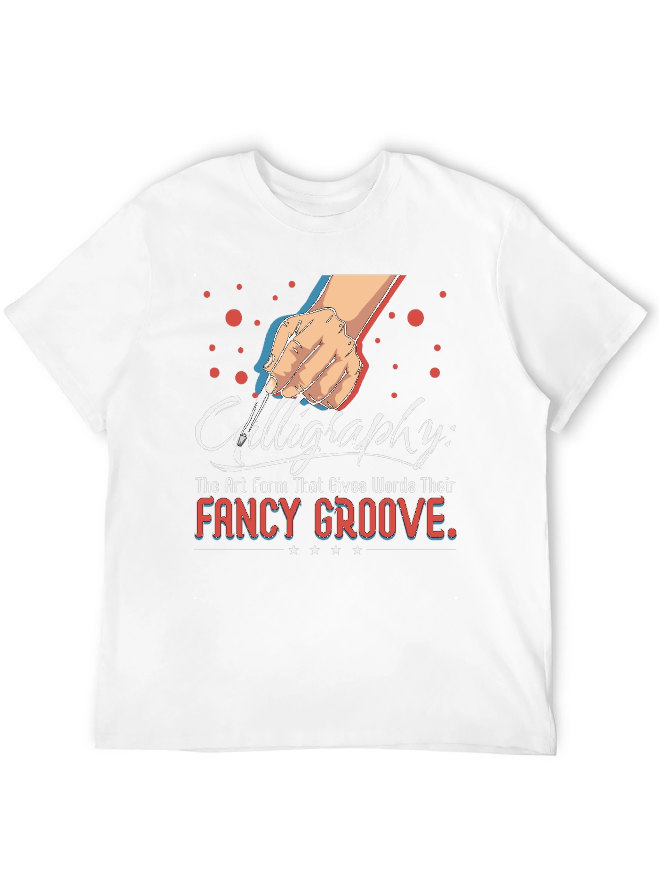 Calligraphy Art T-Shirt for Writers