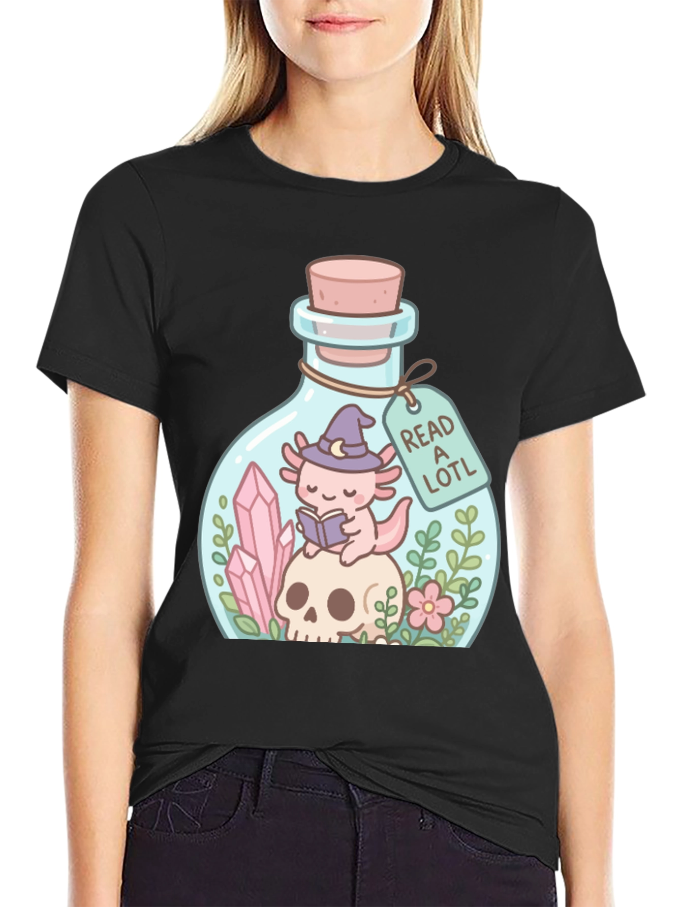 Read a Lotl Axolotl in Jar T-Shirt