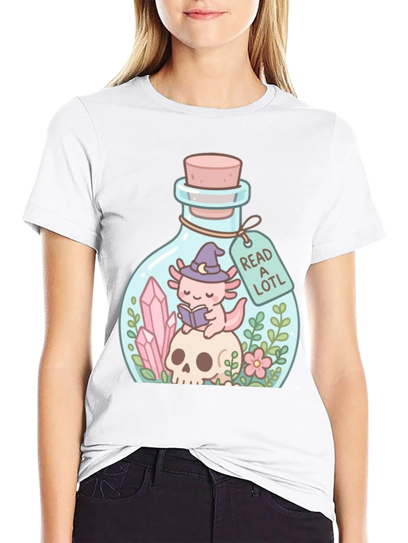 Read a Lotl Axolotl in Jar T-Shirt