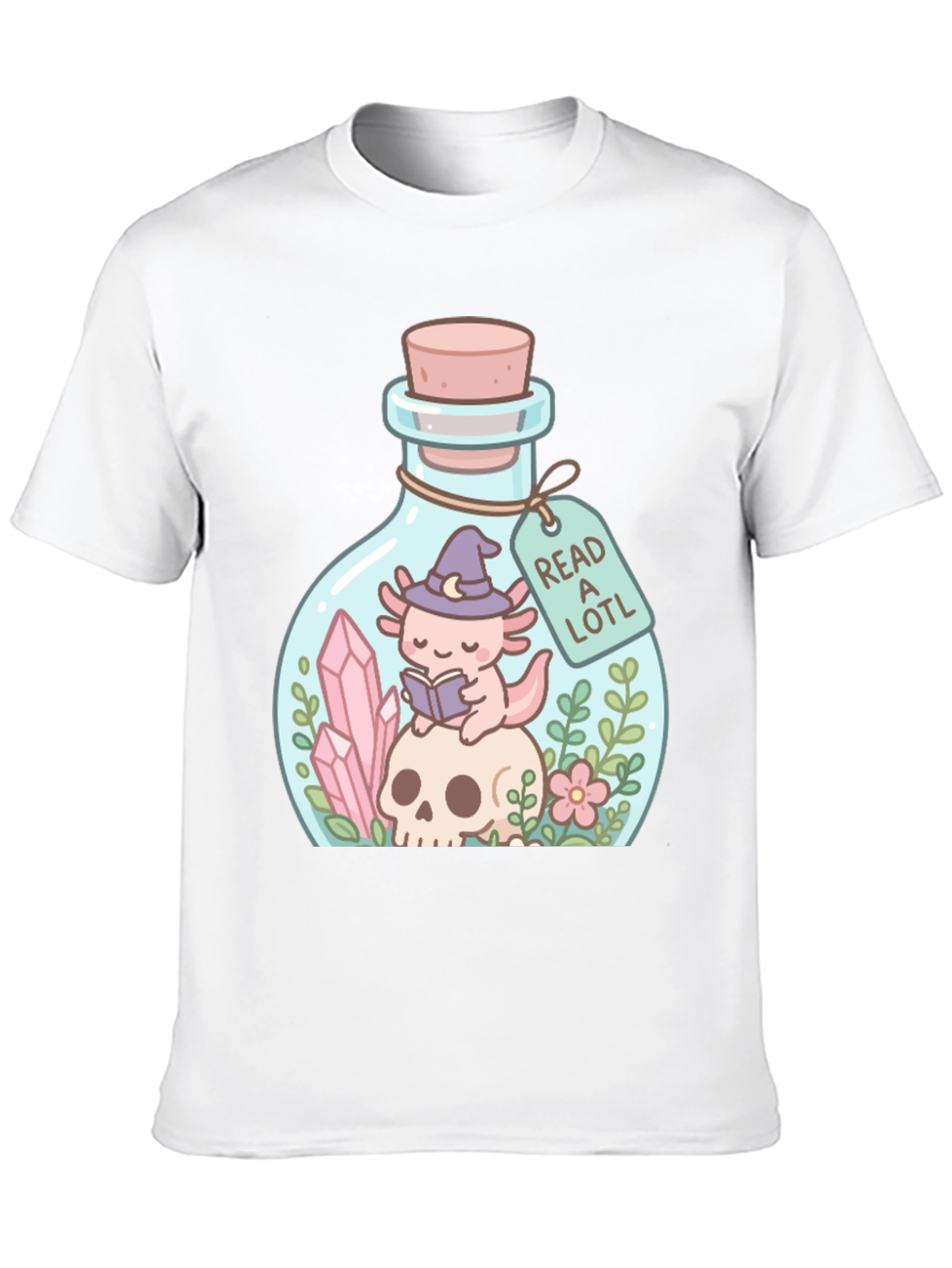 Read a Lotl Axolotl in Jar T-Shirt