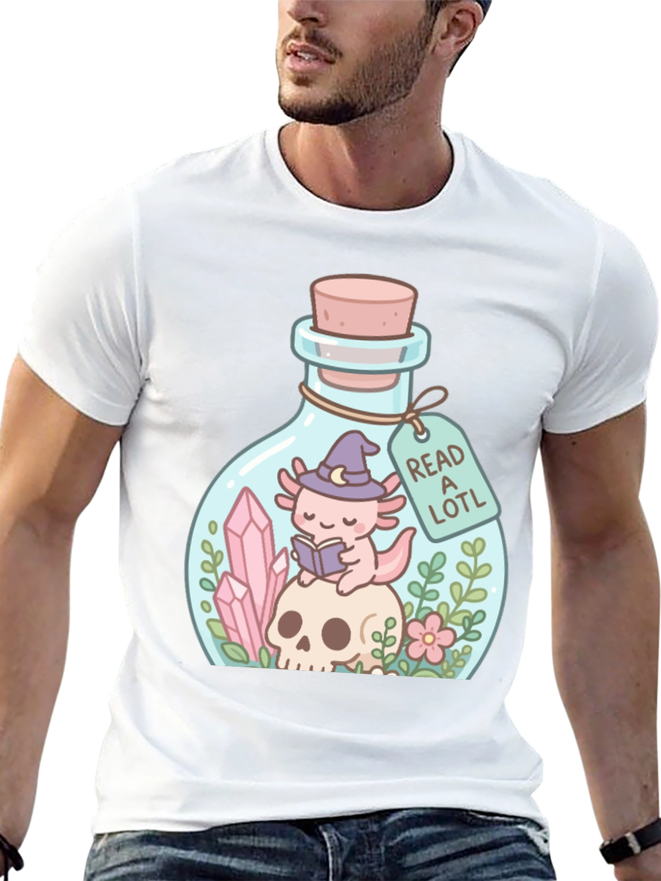 Read a Lotl Axolotl in Jar T-Shirt