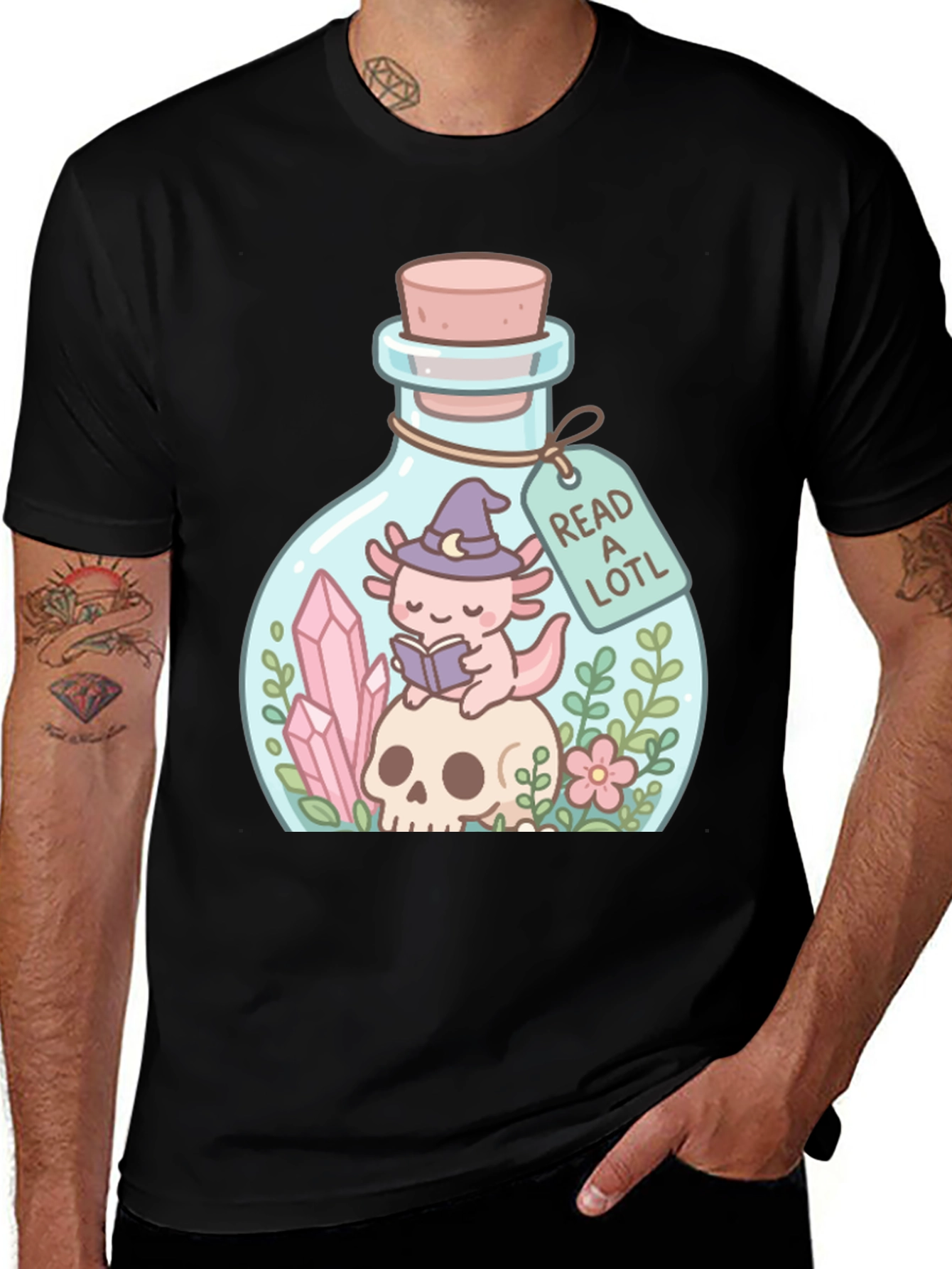 Read a Lotl Axolotl in Jar T-Shirt