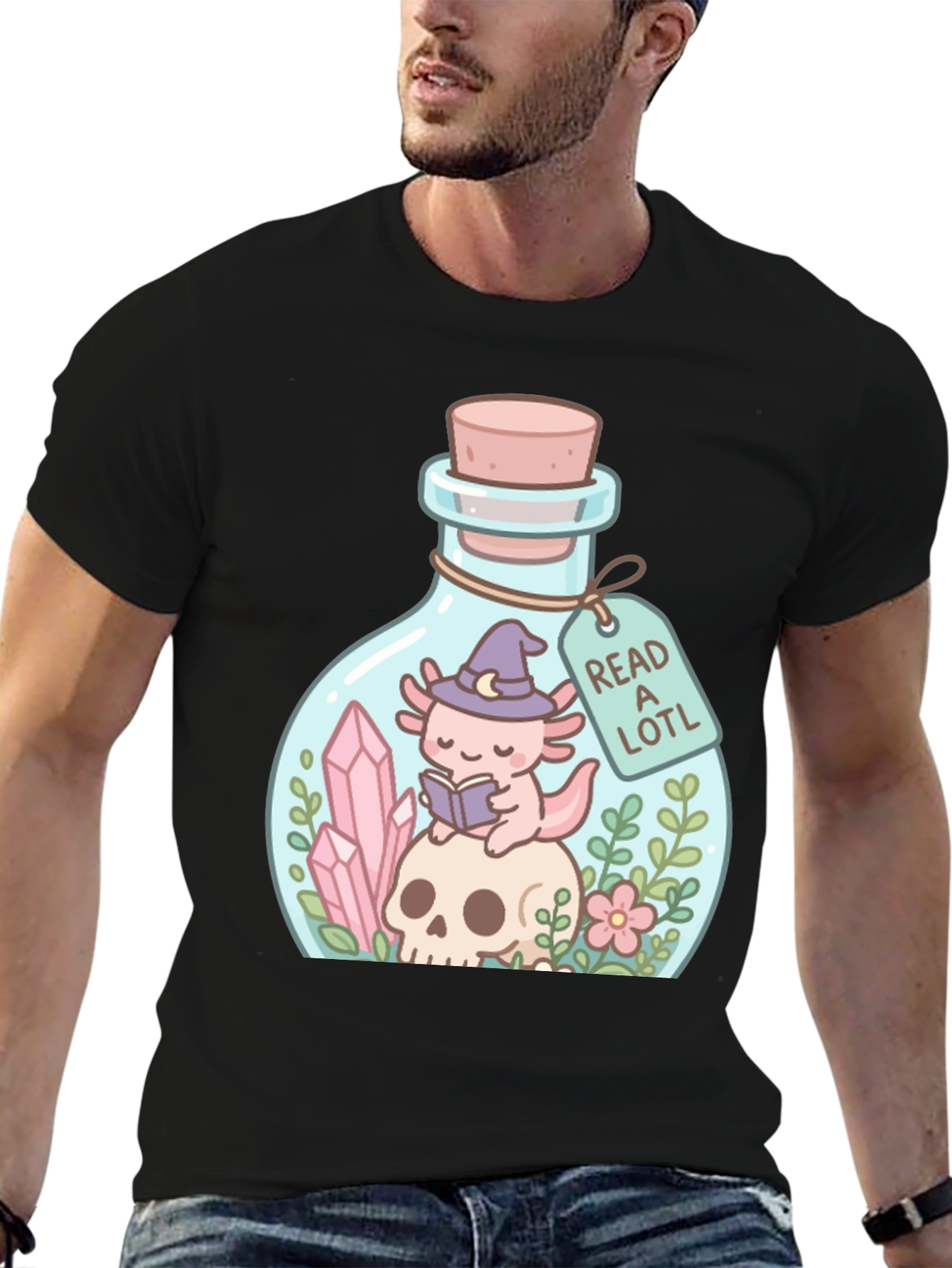 Read a Lotl Axolotl in Jar T-Shirt