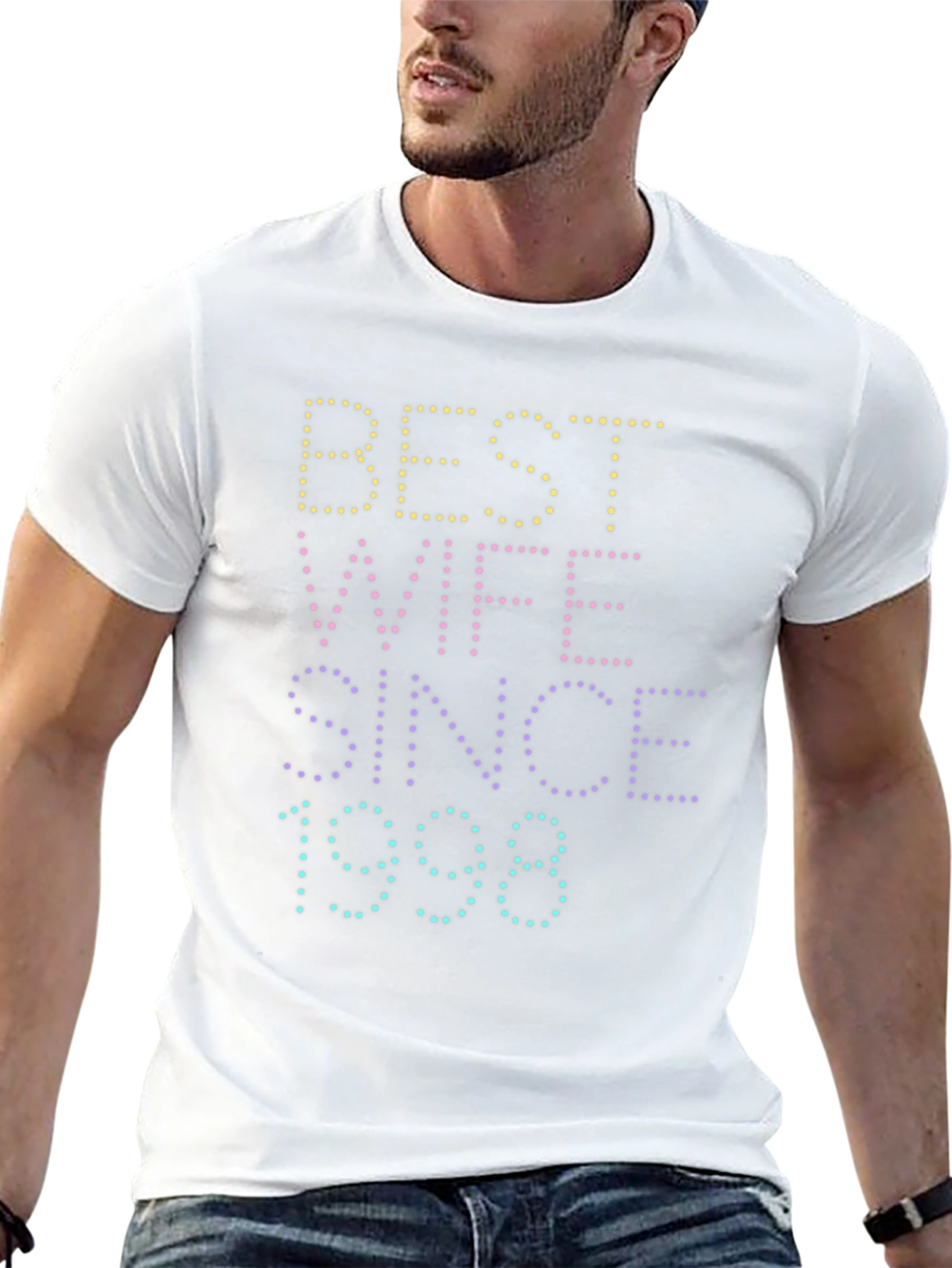 Best Wife Since 1998 Black Graphic Tee