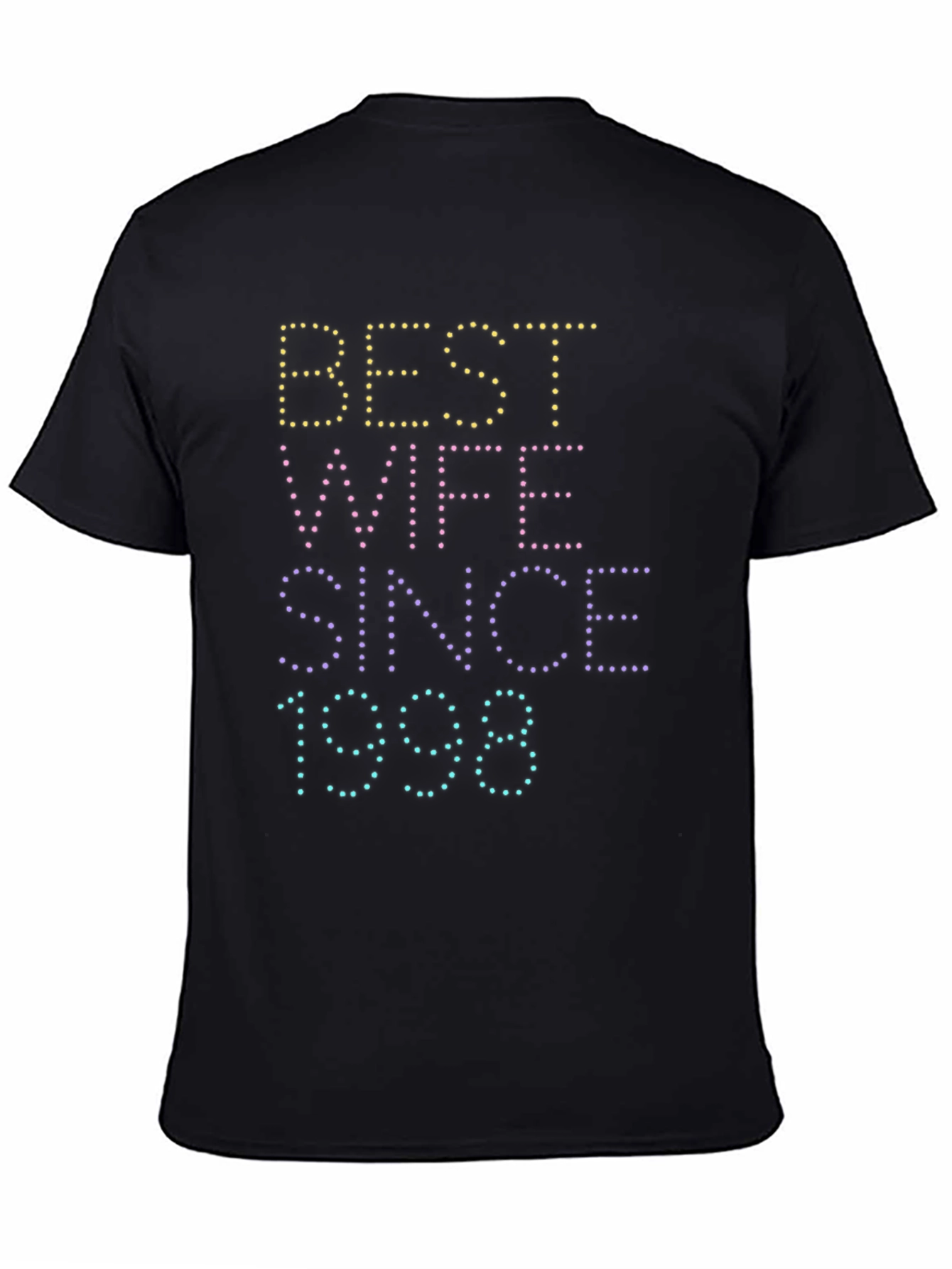Best Wife Since 1998 Black Graphic Tee