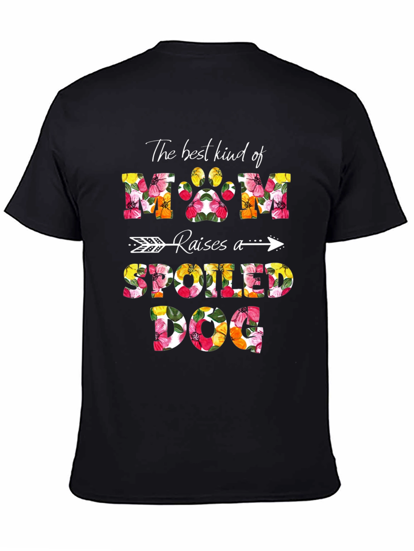 Dog Mom Floral Graphic Tee