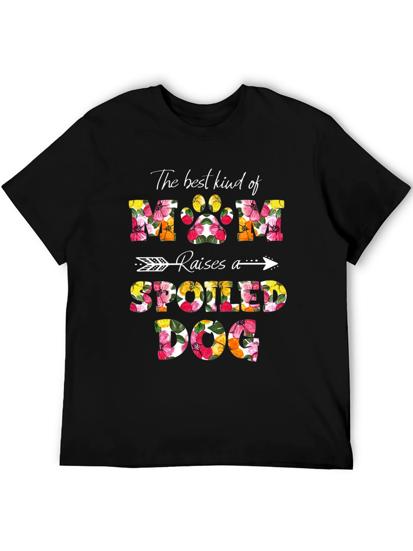 Dog Mom Floral Graphic Tee