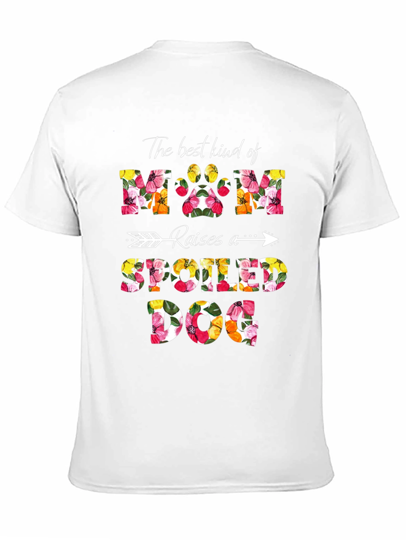 Dog Mom Floral Graphic Tee