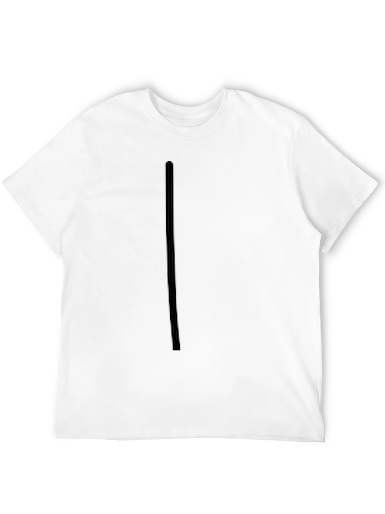 Mens Black Crew Neck T-Shirt - Casual Style