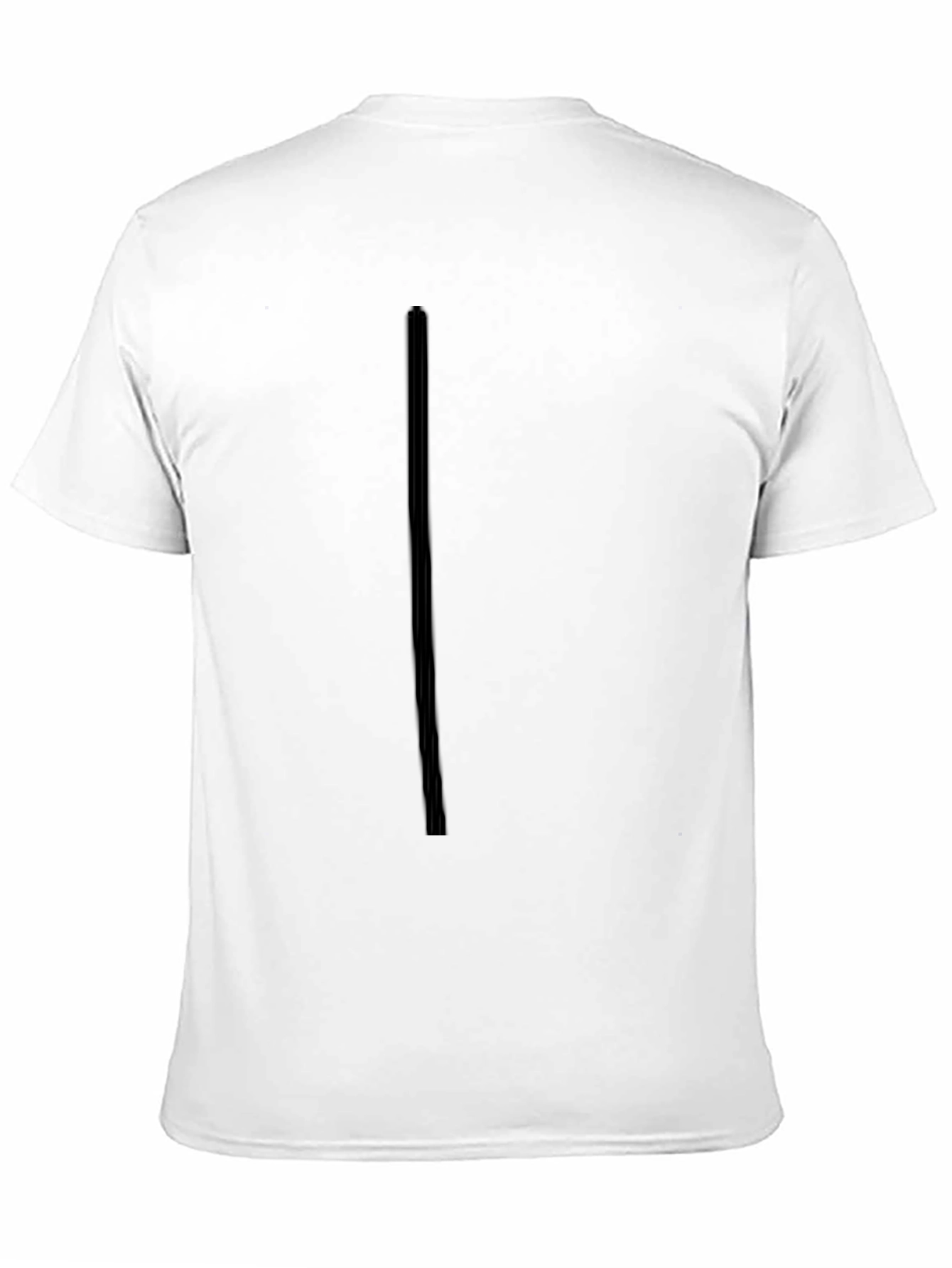 Mens Black Crew Neck T-Shirt - Casual Style