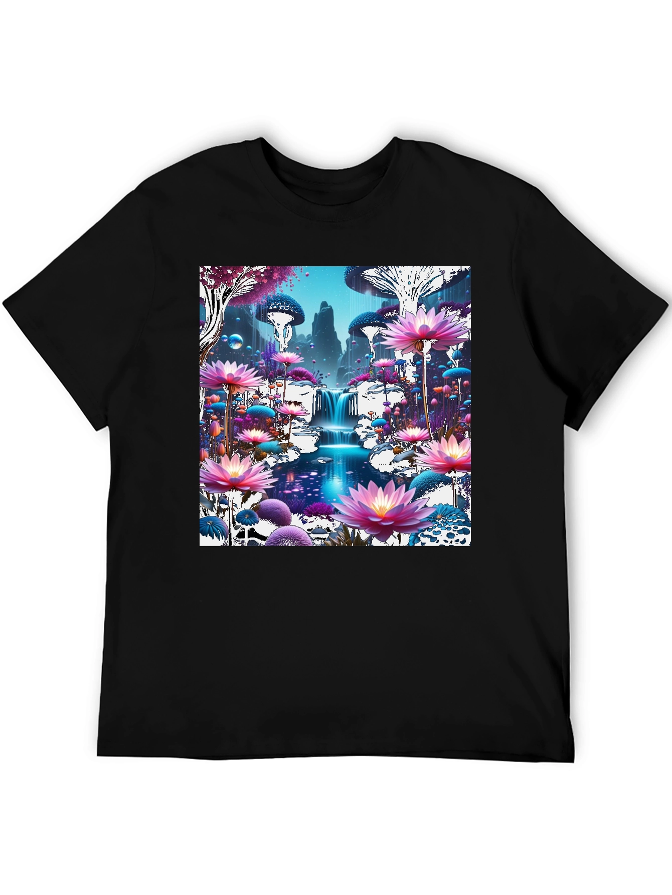 Mystical Mushroom Wonderland Graphic Tee