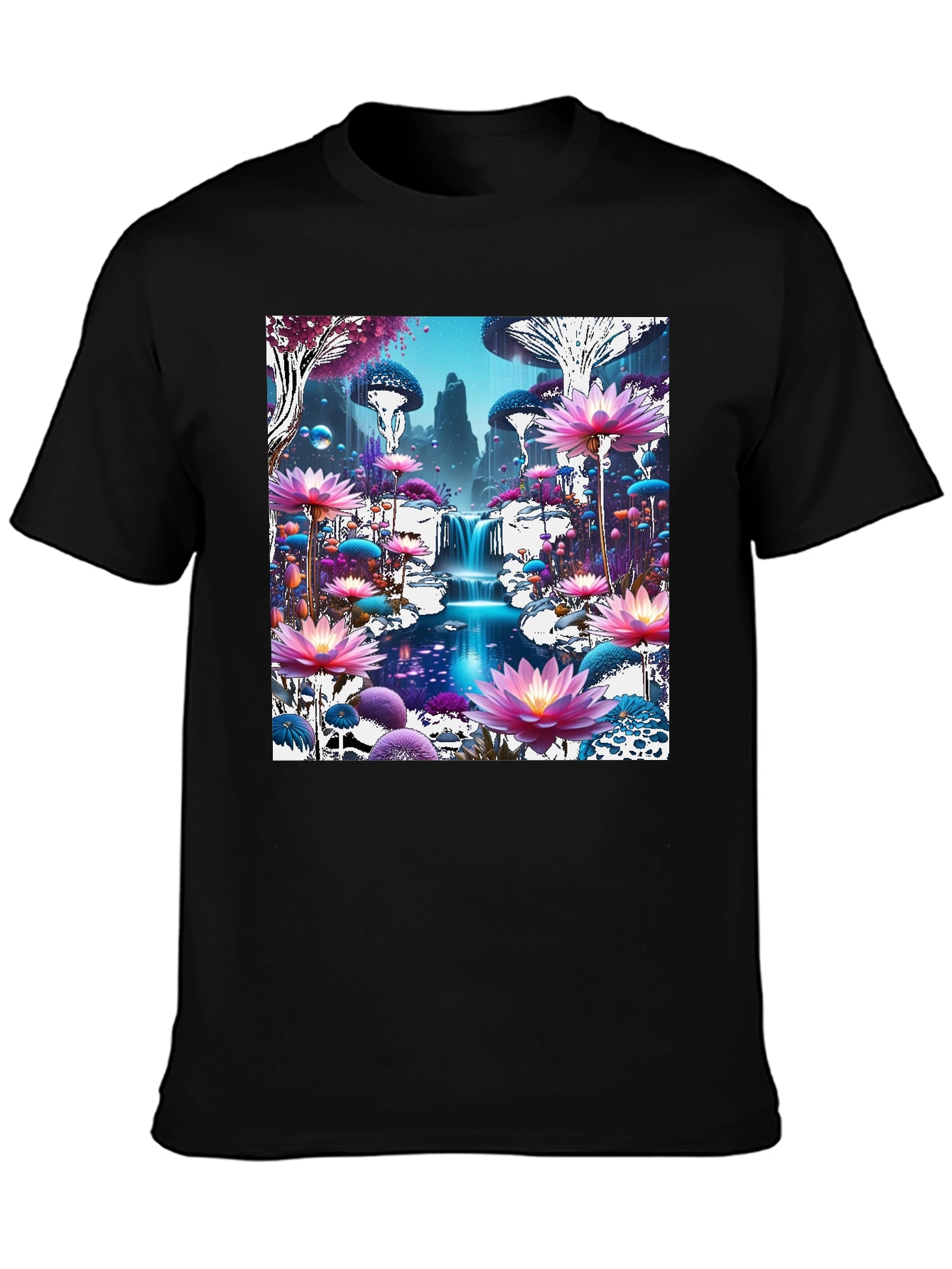 Mystical Mushroom Wonderland Graphic Tee