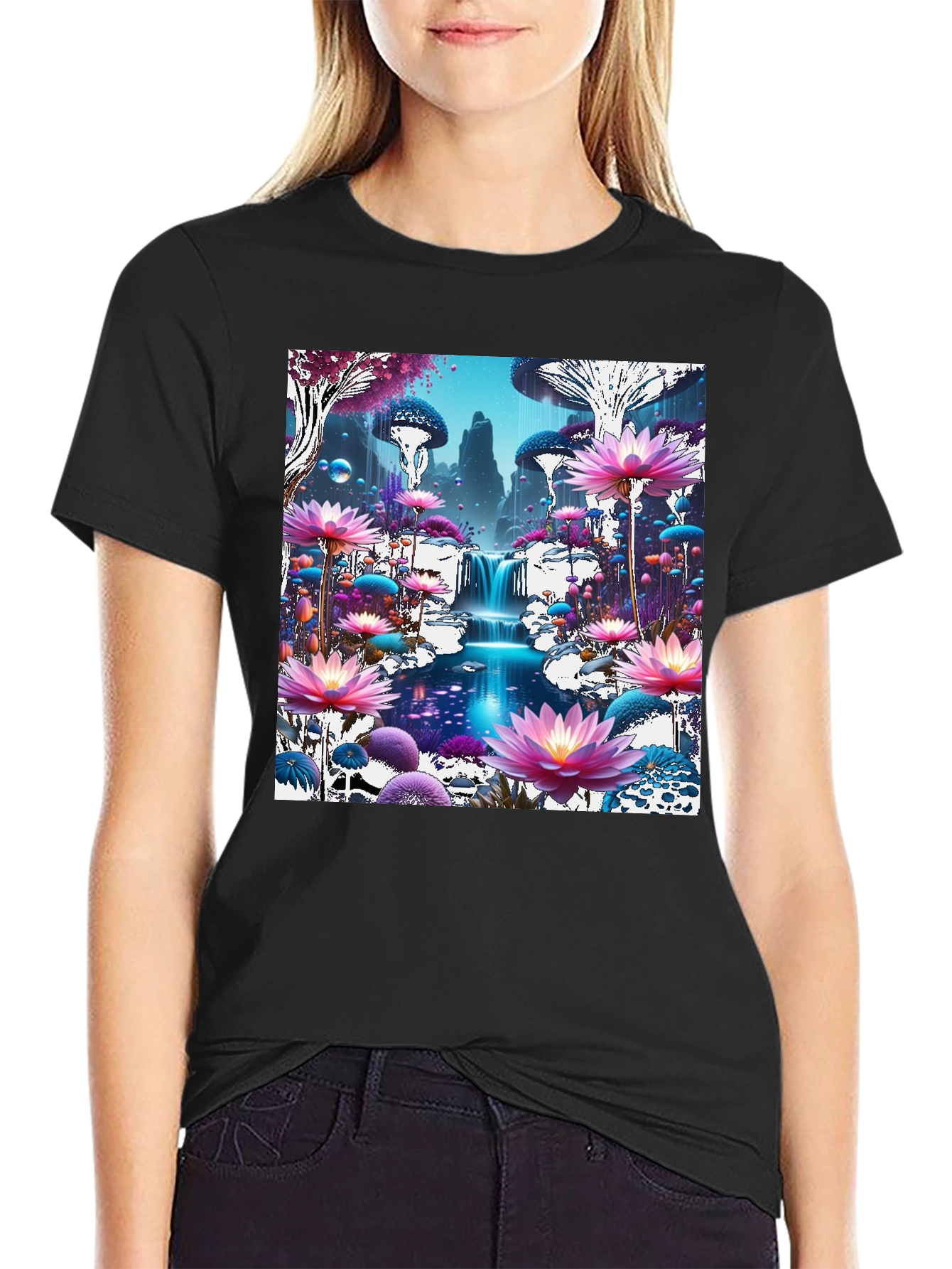 Mystical Mushroom Wonderland Graphic Tee