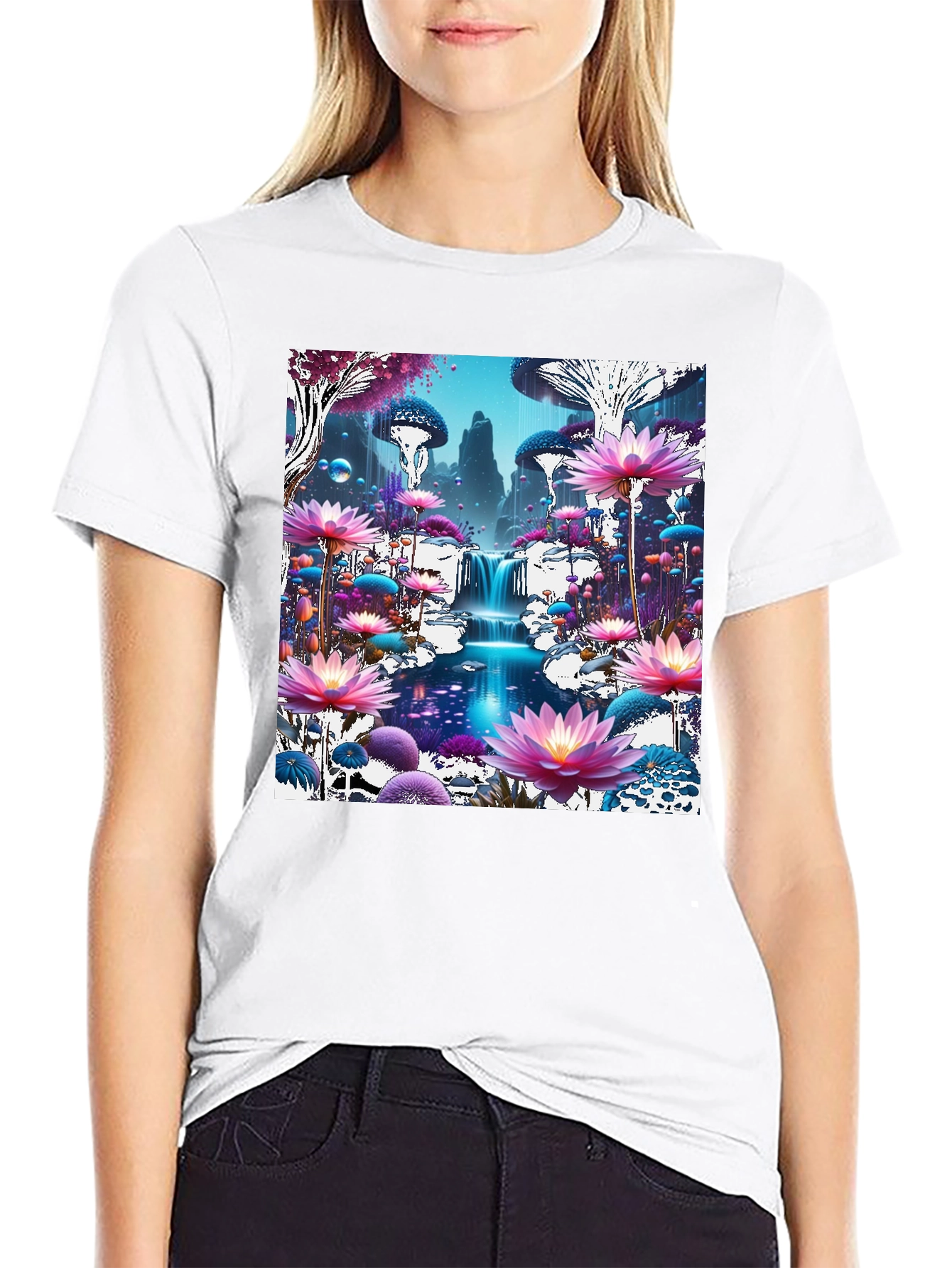 Mystical Mushroom Wonderland Graphic Tee