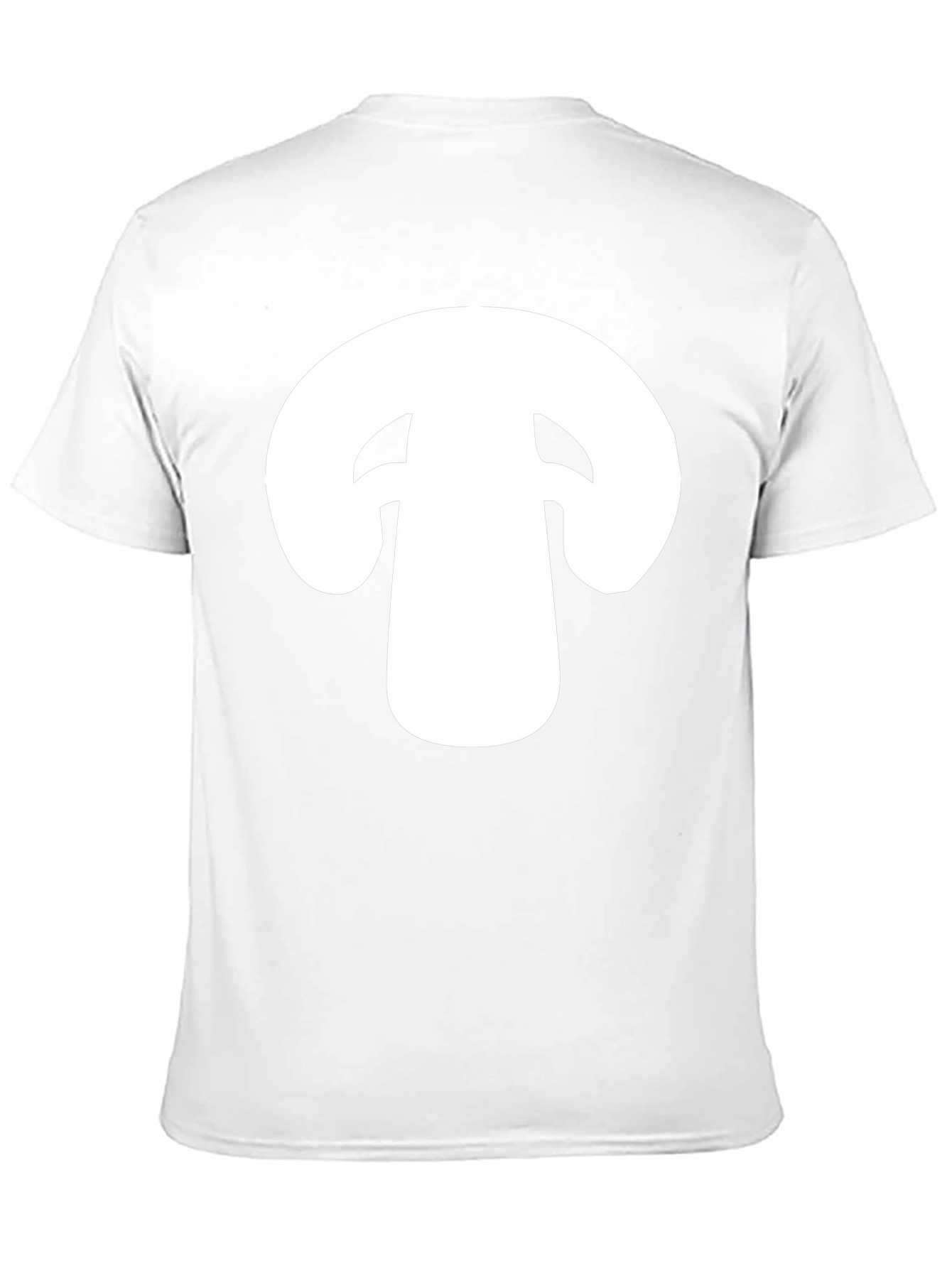 Mushroom Graphic Tee - Black Cotton T-Shirt