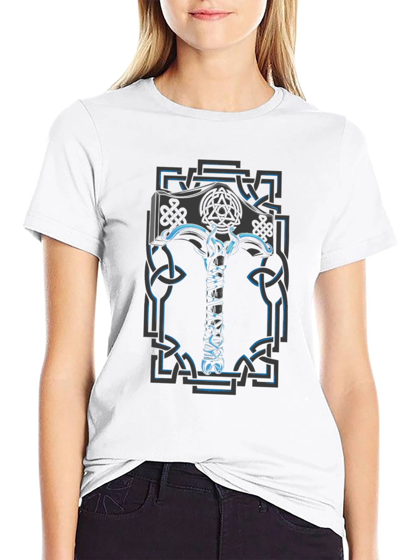 Thor Hammer Celtic Knot T-Shirt