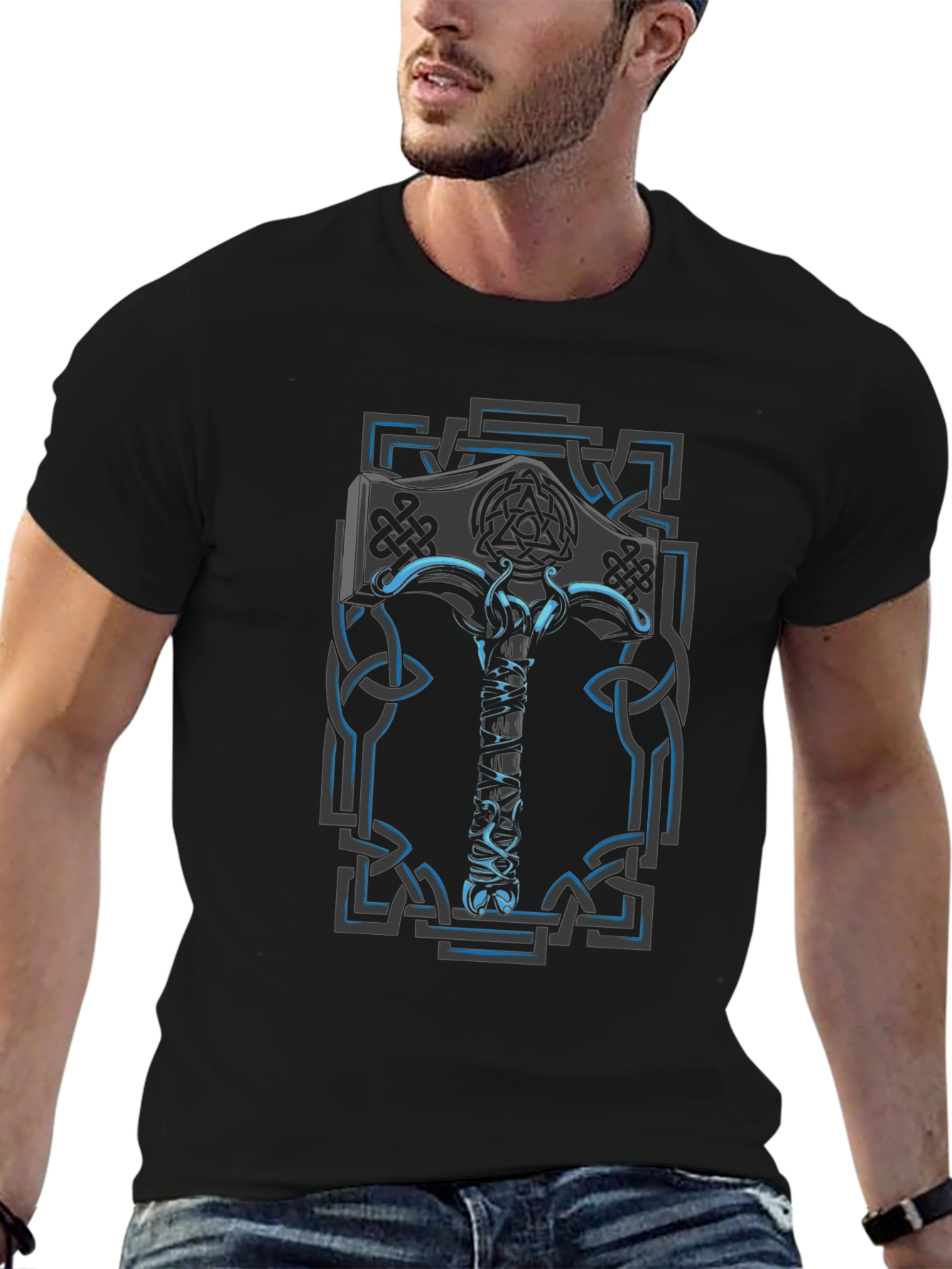 Thor Hammer Celtic Knot T-Shirt