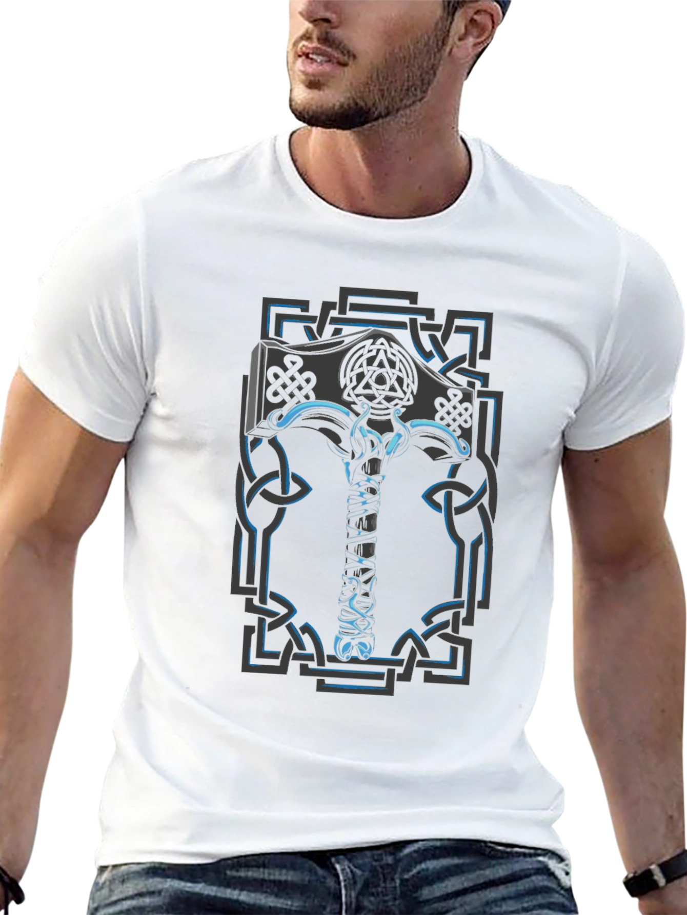 Thor Hammer Celtic Knot T-Shirt