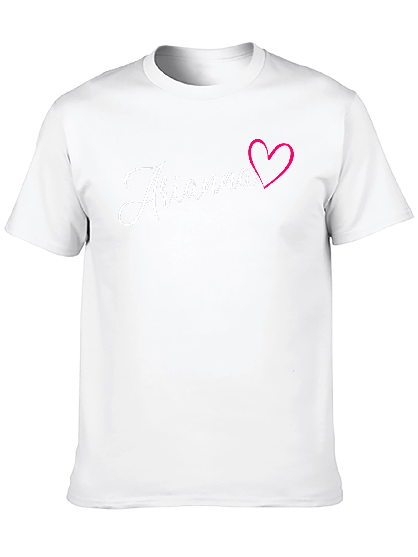 Arianna Heart T-Shirt - Stylish Name Tee