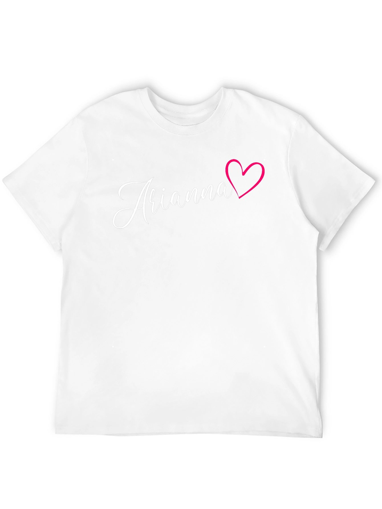 Arianna Heart T-Shirt - Stylish Name Tee