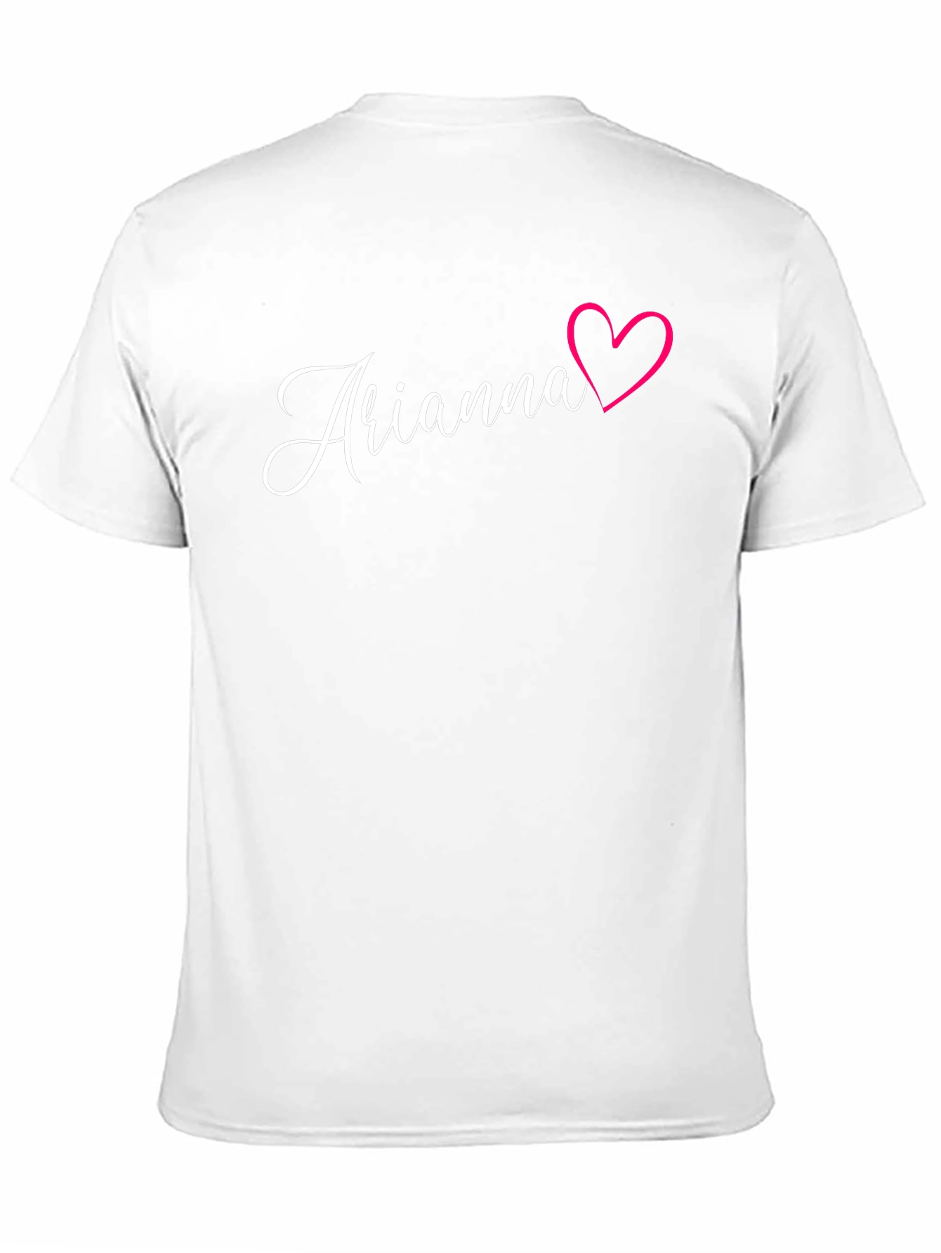 Arianna Heart T-Shirt - Stylish Name Tee