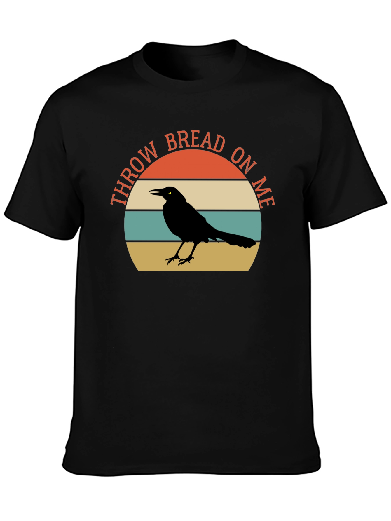 Throw Bread on Me T-Shirt - Crow Graphic Tee