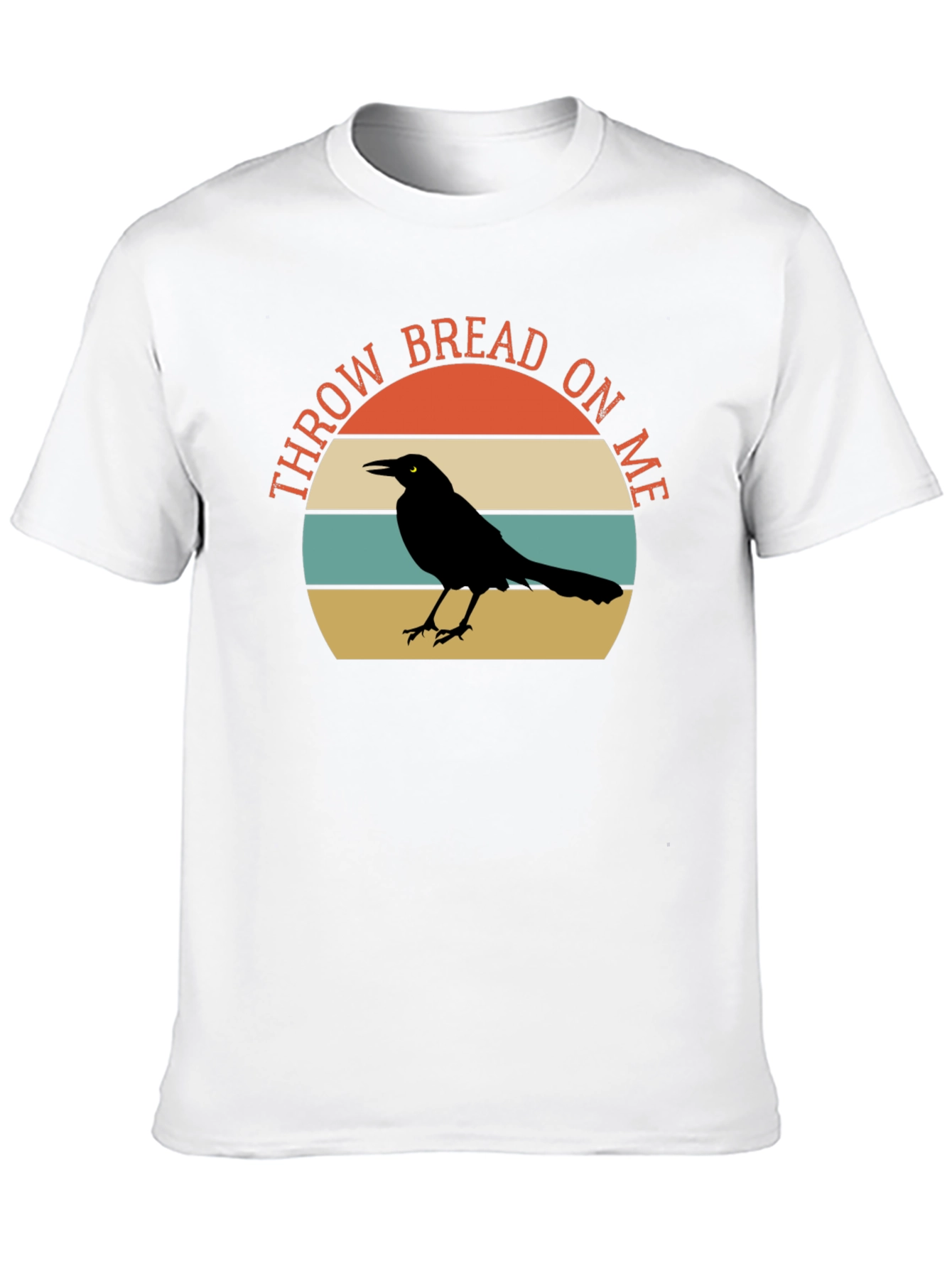 Throw Bread on Me T-Shirt - Crow Graphic Tee