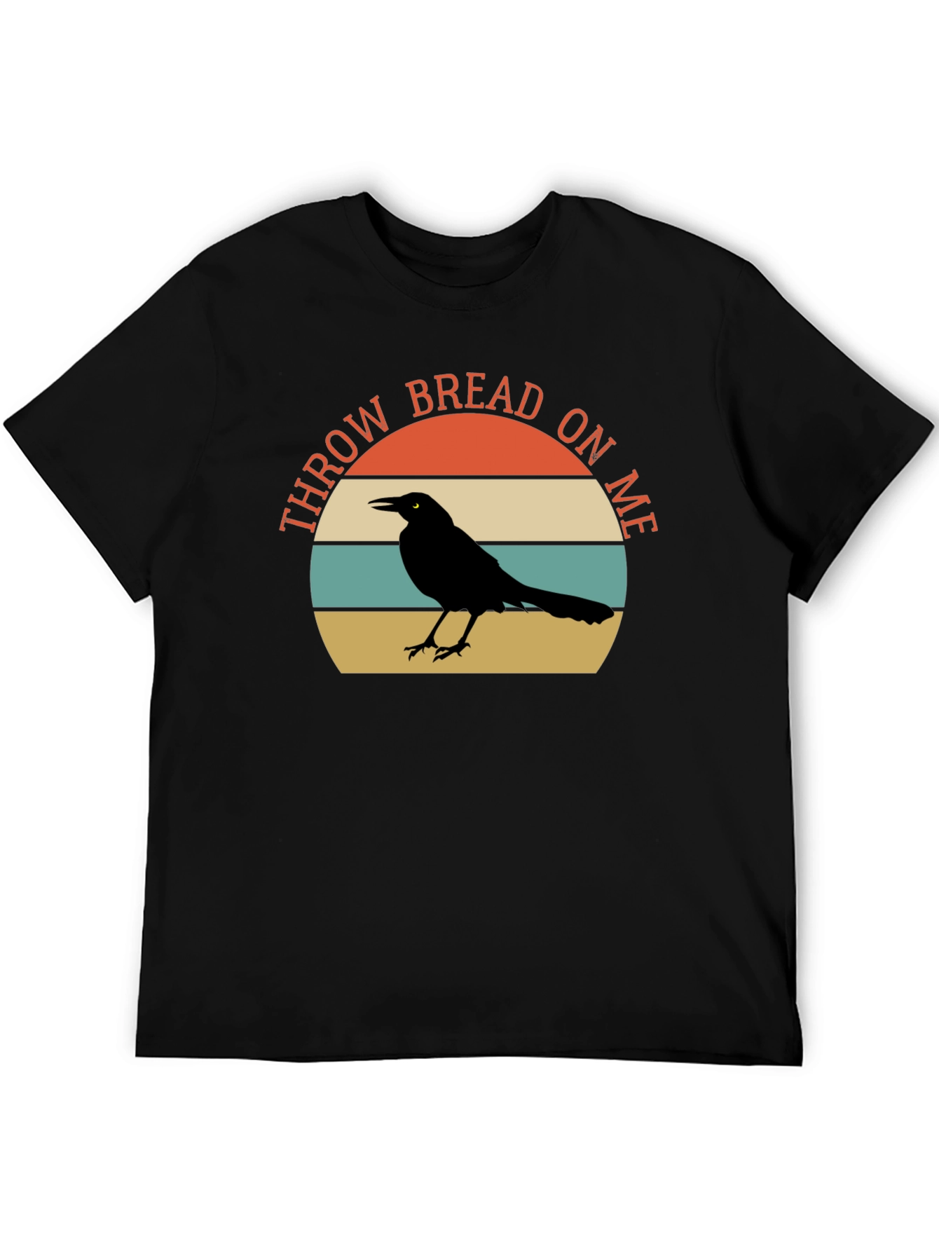Throw Bread on Me T-Shirt - Crow Graphic Tee