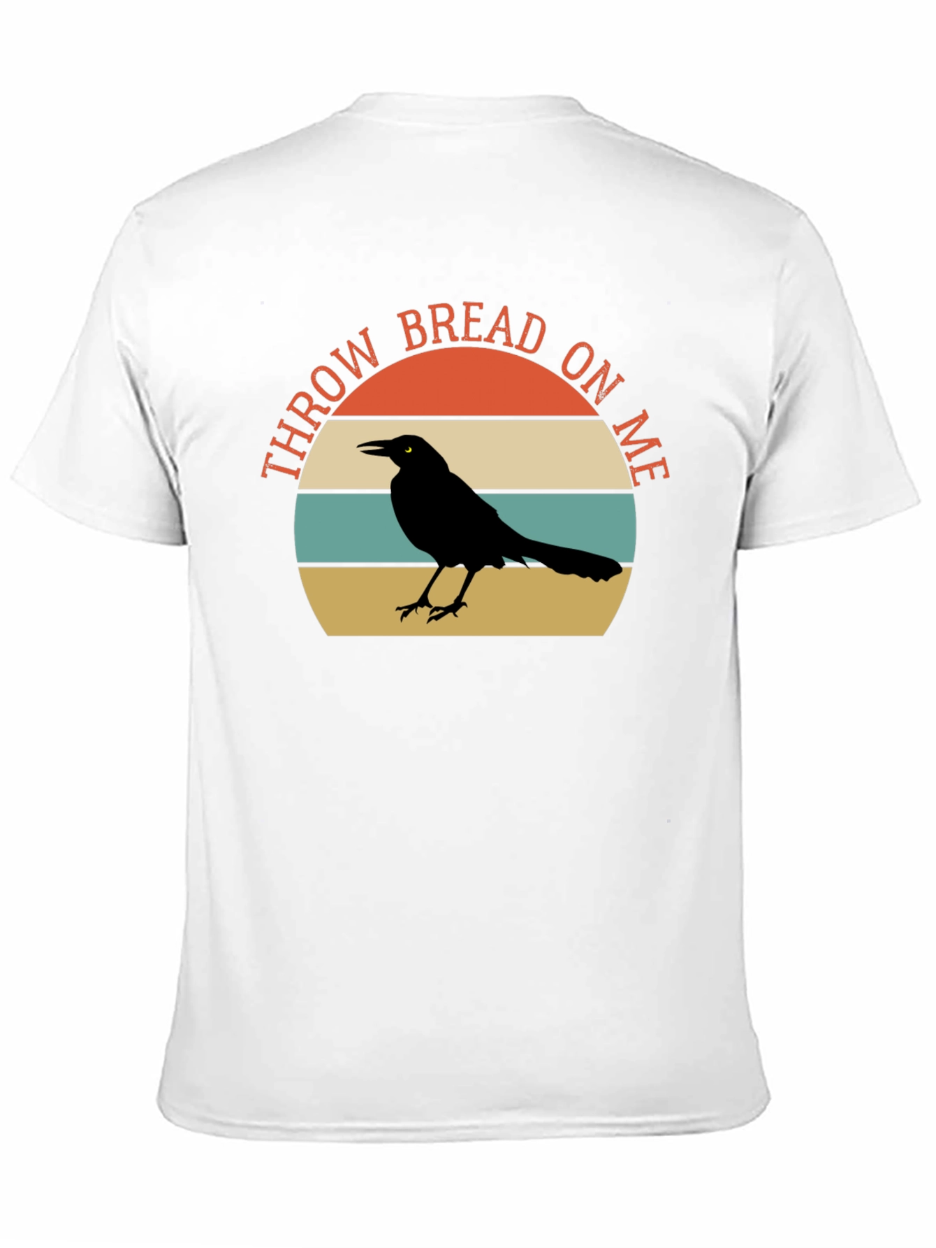 Throw Bread on Me T-Shirt - Crow Graphic Tee