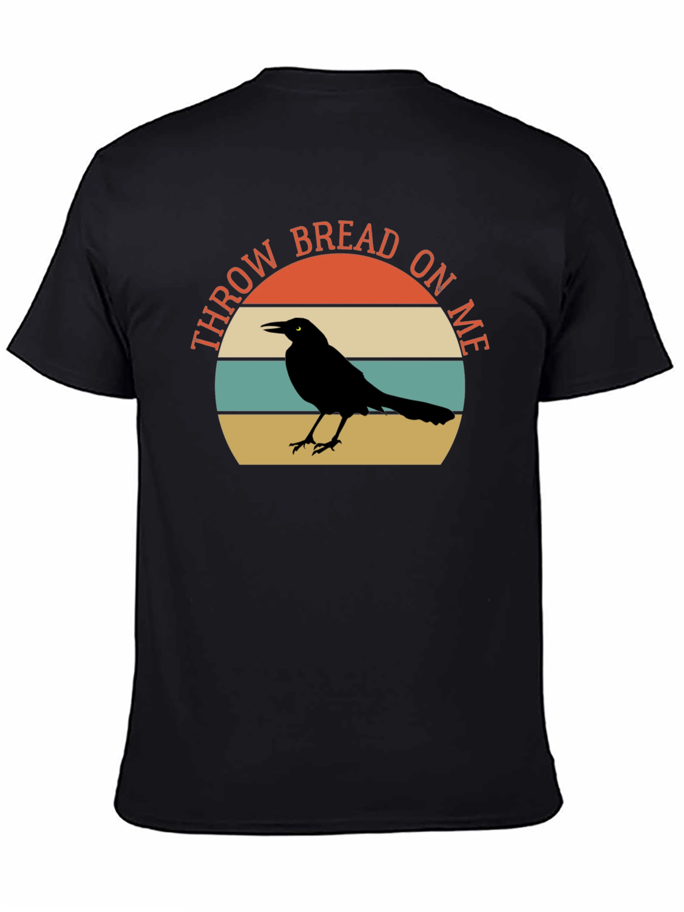 Throw Bread on Me T-Shirt - Crow Graphic Tee