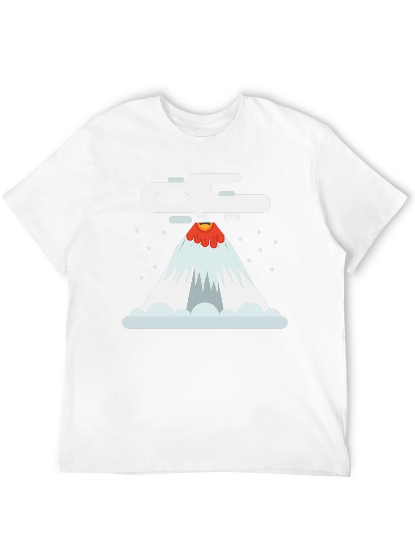 Volcano Graphic T-Shirt - Black