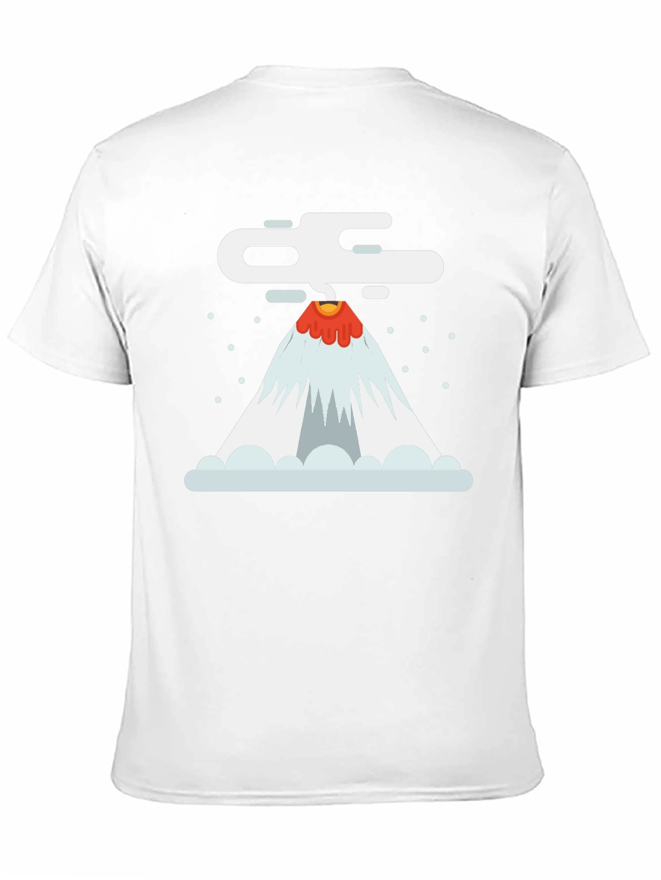 Volcano Graphic T-Shirt - Black