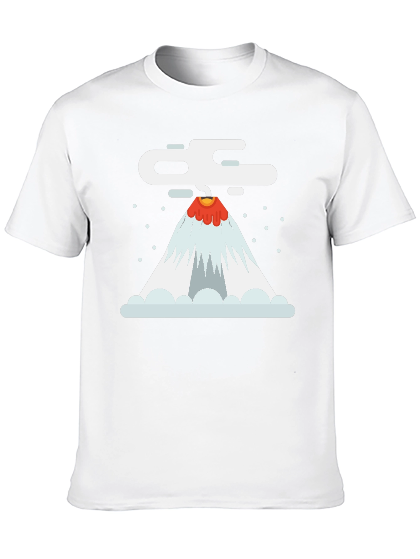 Volcano Graphic T-Shirt - Black