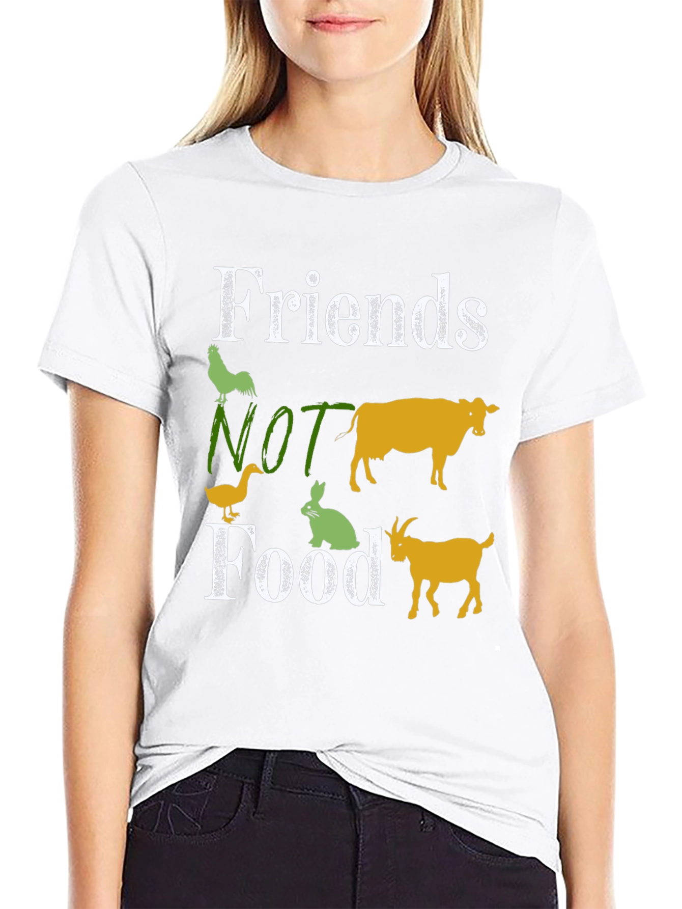 Vegan Friends Not Food T-Shirt