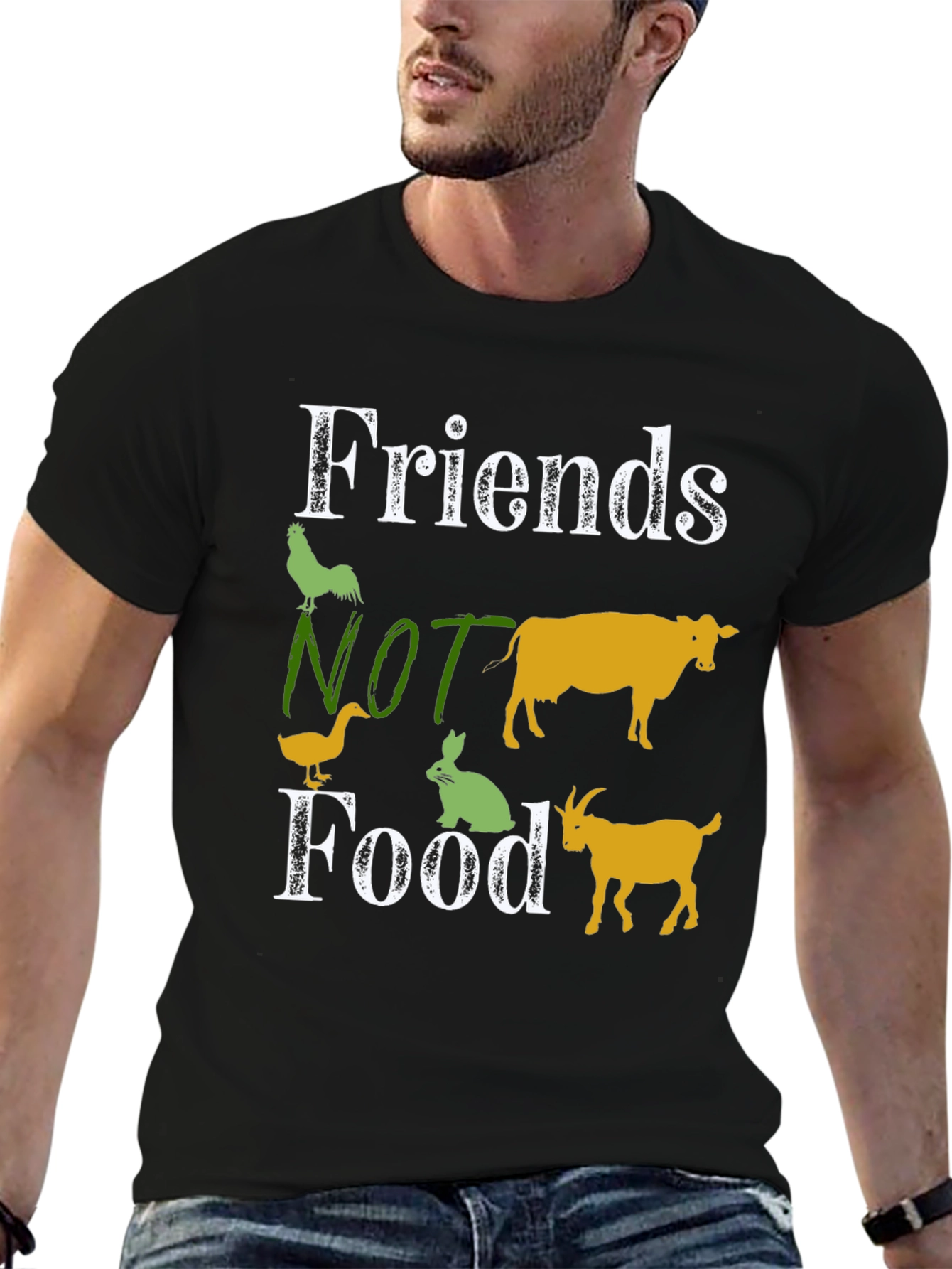 Vegan Friends Not Food T-Shirt