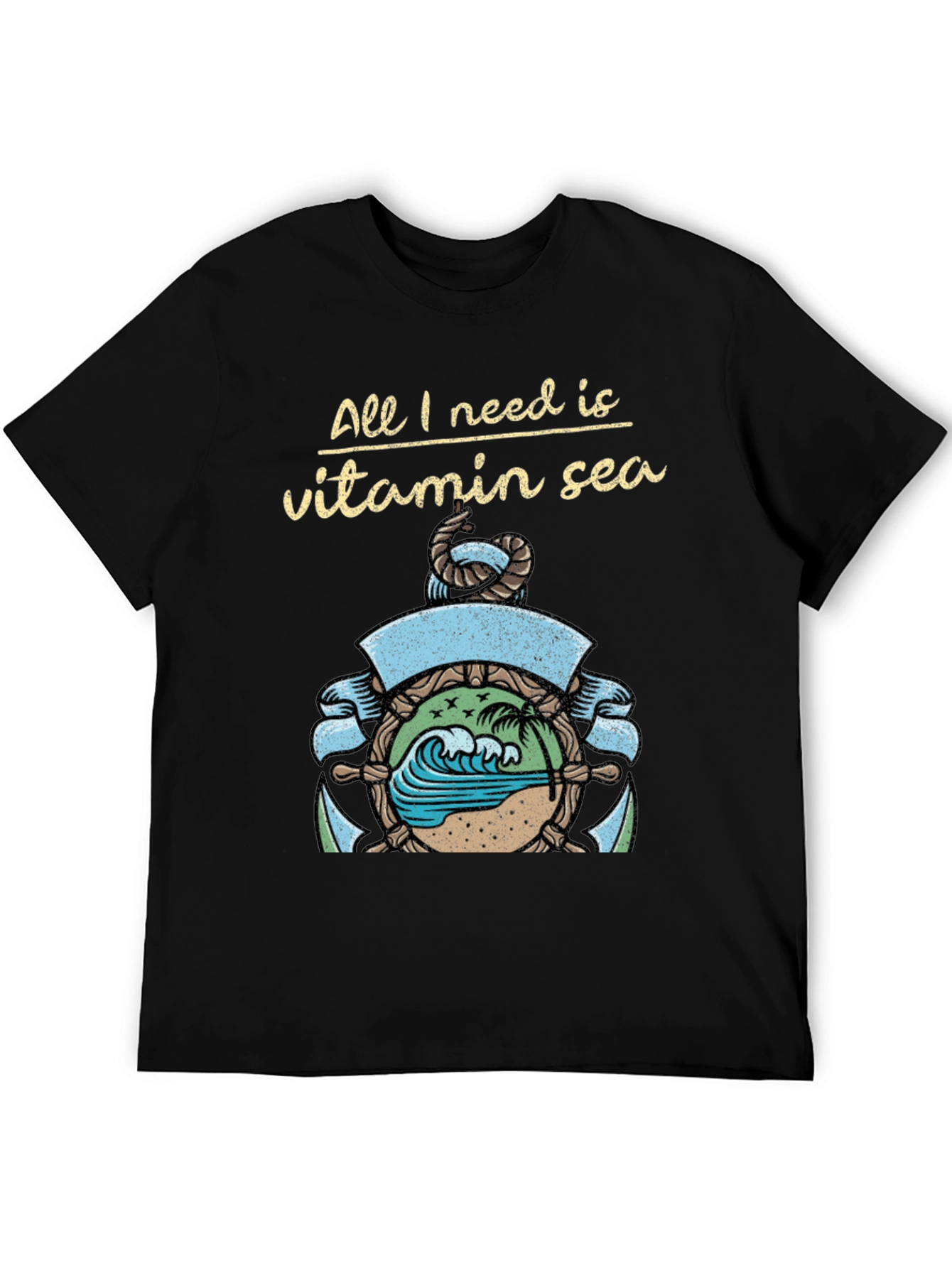 Vitamin Sea Graphic T-Shirt - Beach Lover Tee