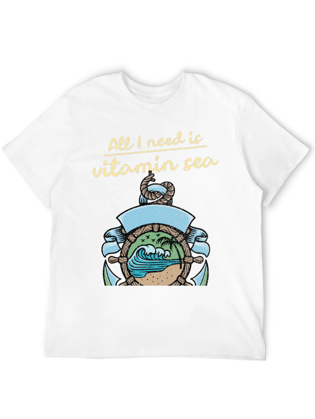 Vitamin Sea Graphic T-Shirt - Beach Lover Tee